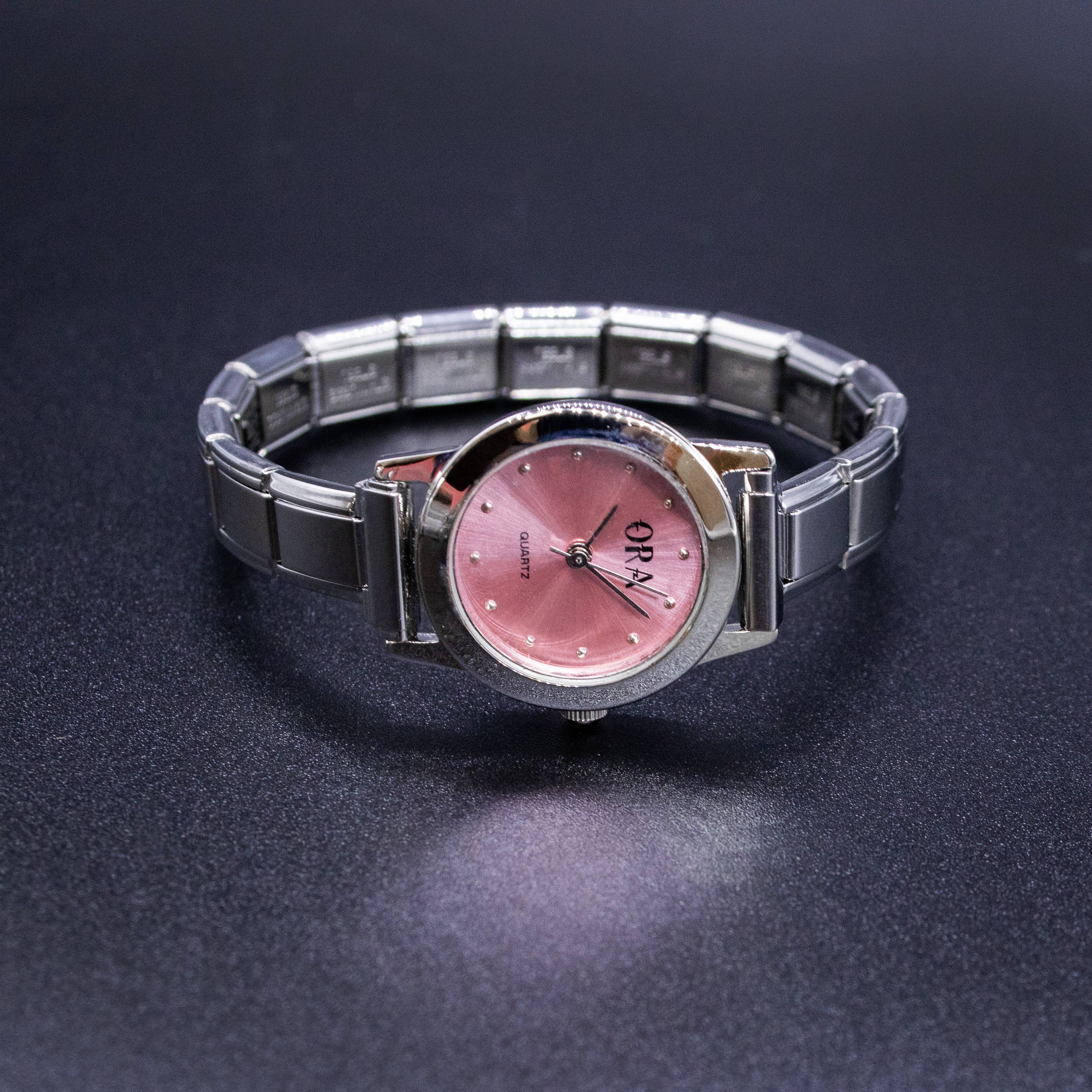 Natalia - Italian Charm Link Watch (Analog): Blue - Image 15