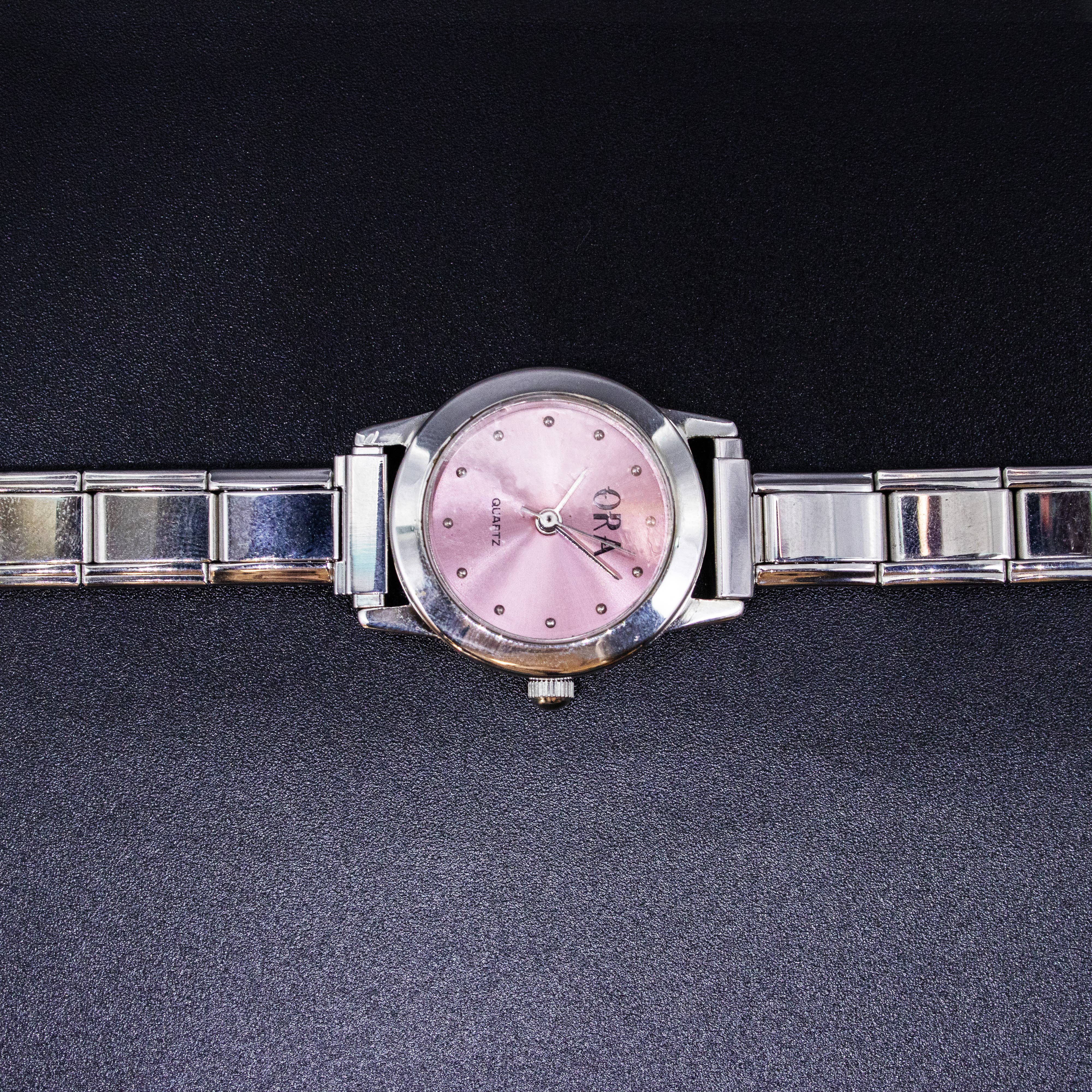 Natalia - Italian Charm Link Watch (Analog): Blue - Image 19
