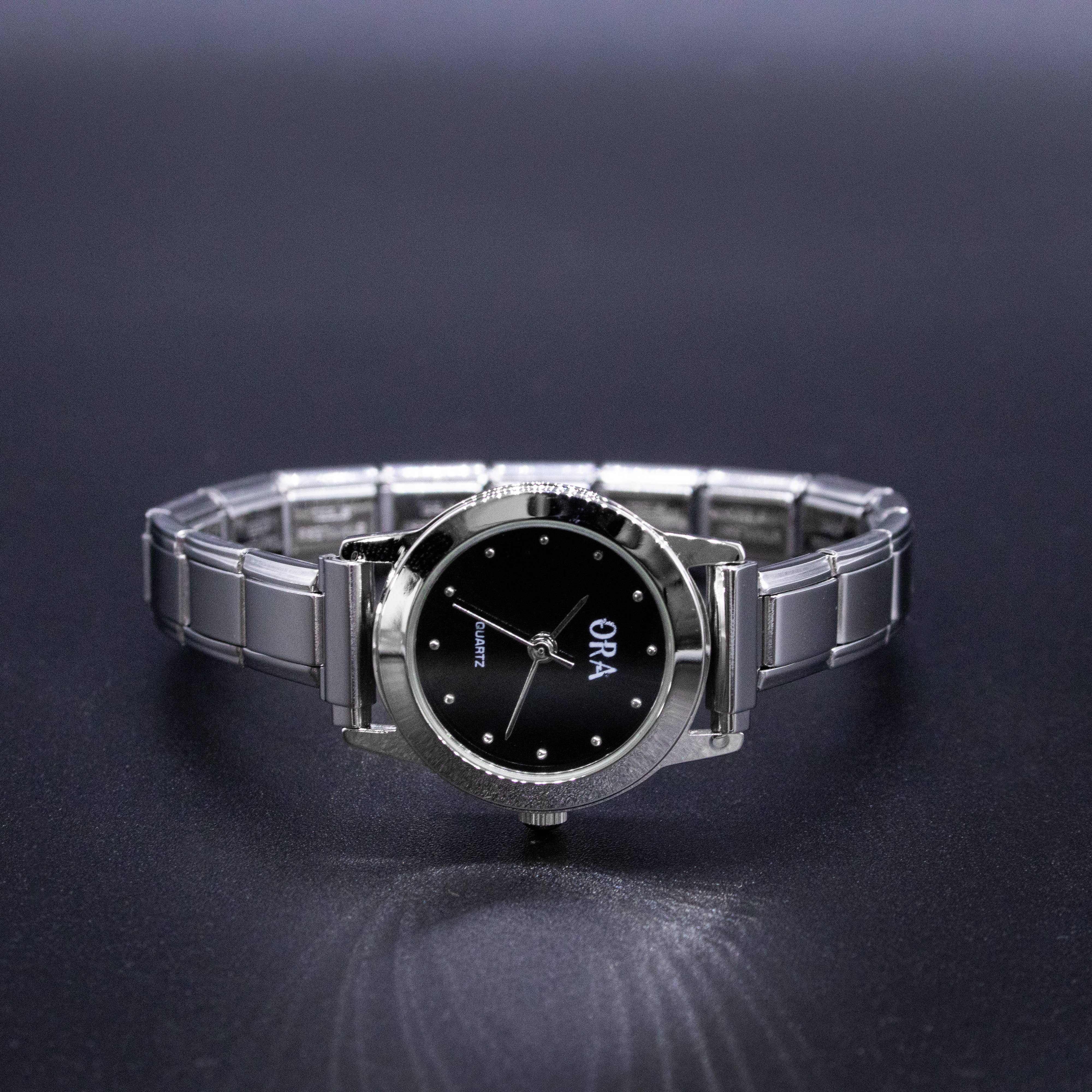 Natalia - Italian Charm Link Watch (Analog): Blue - Image 3