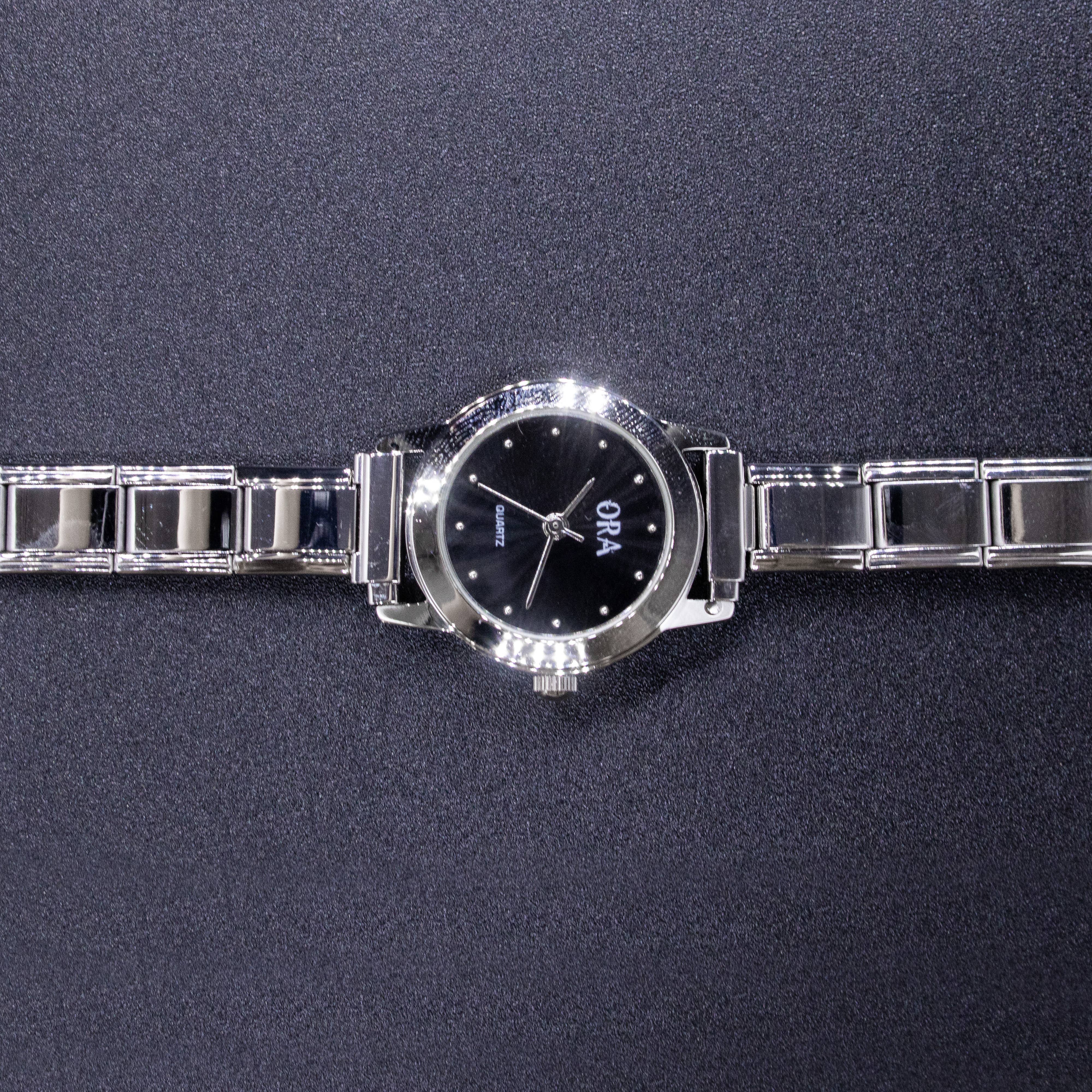 Natalia - Italian Charm Link Watch (Analog): Blue - Image 7
