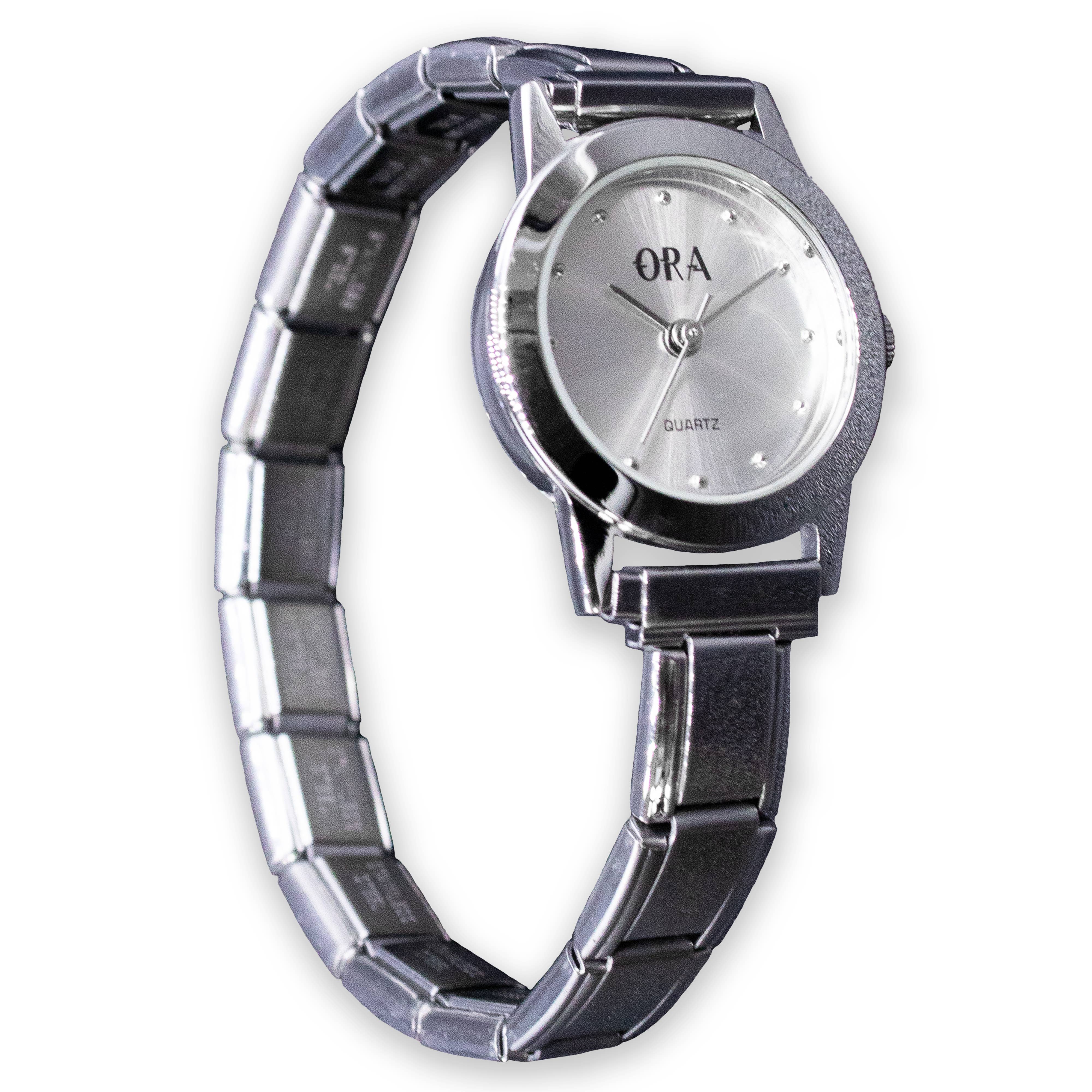 Natalia - Italian Charm Link Watch (Analog): Blue - Image 8