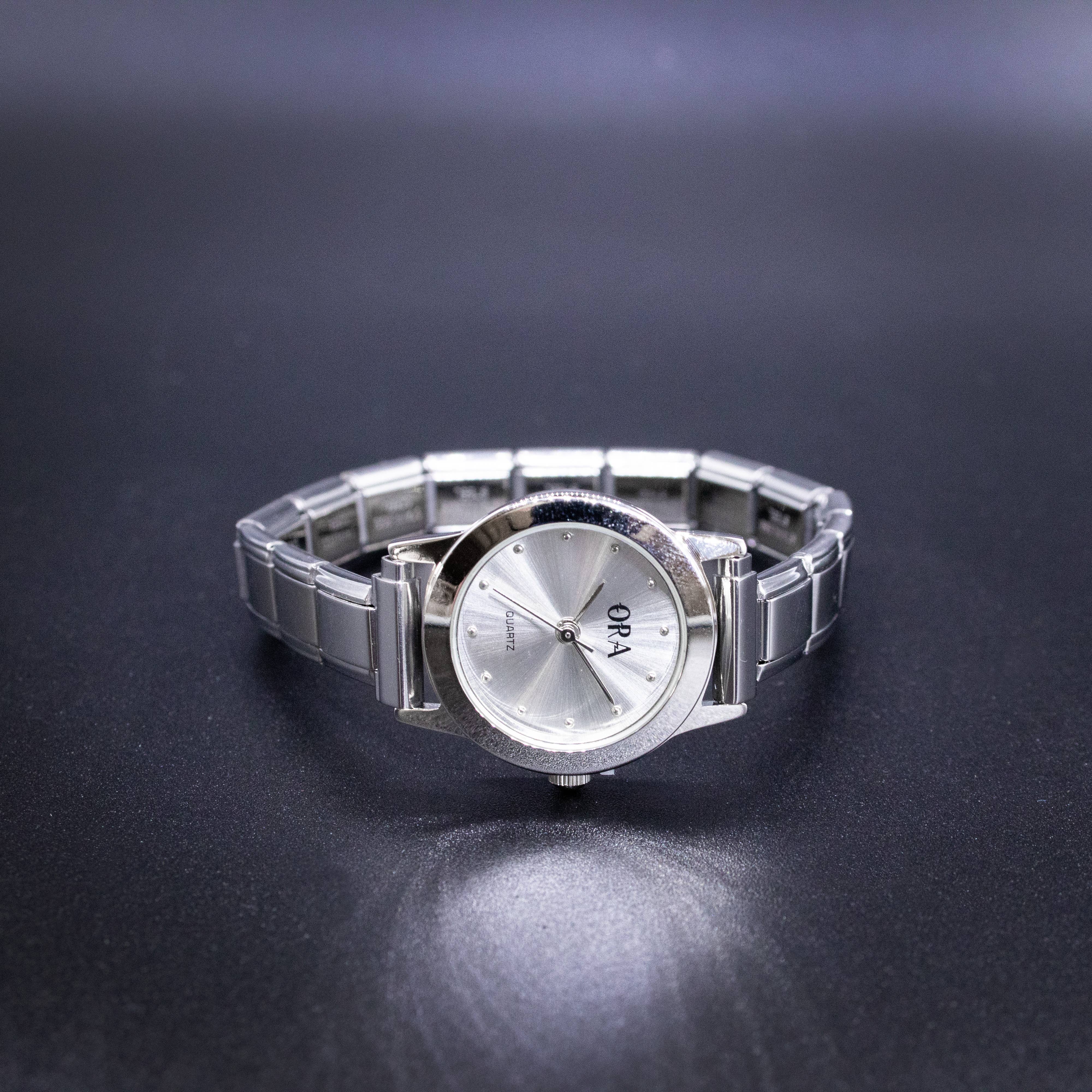 Natalia - Italian Charm Link Watch (Analog): Blue - Image 9