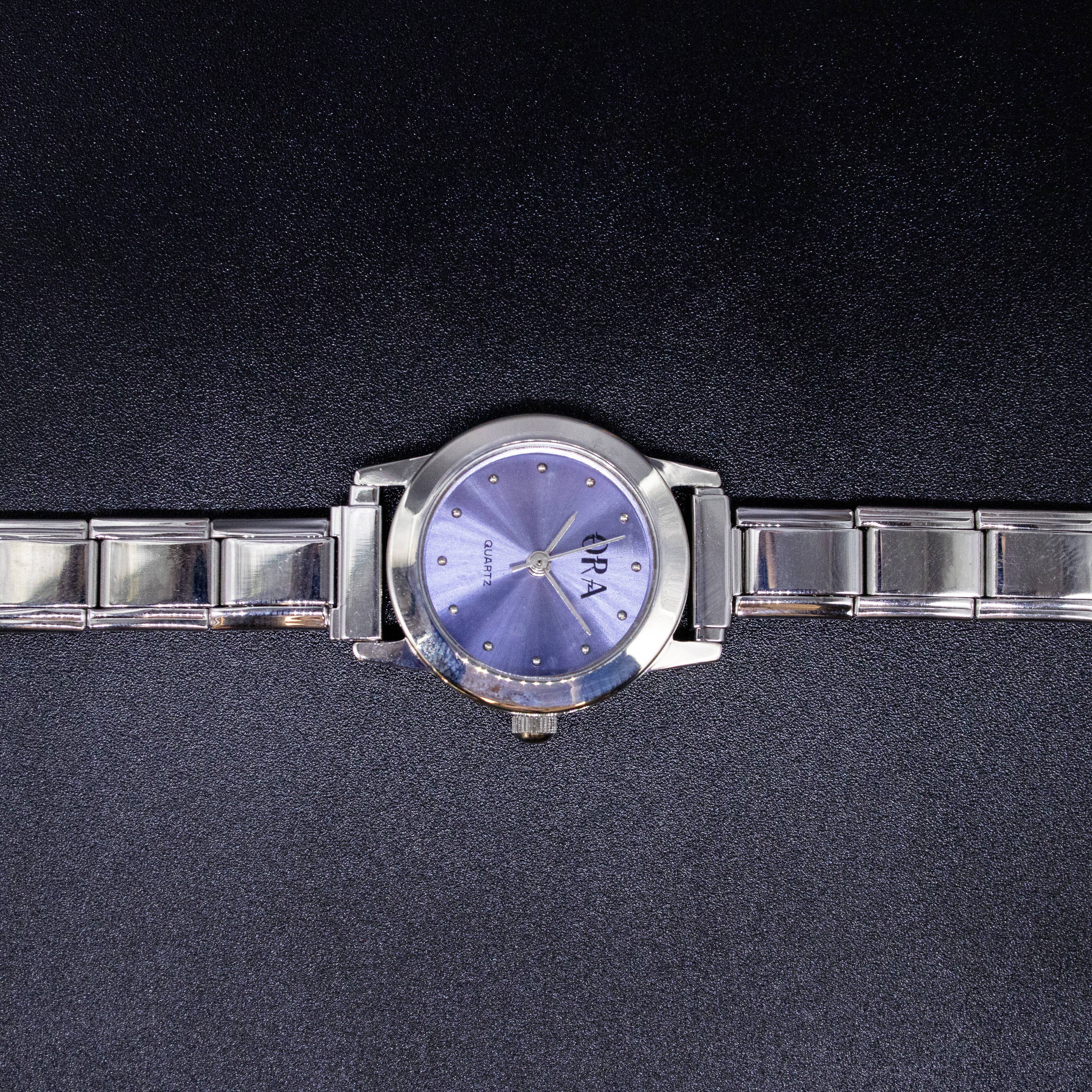 Natalia - Italian Charm Link Watch (Analog): Pink - Image 24