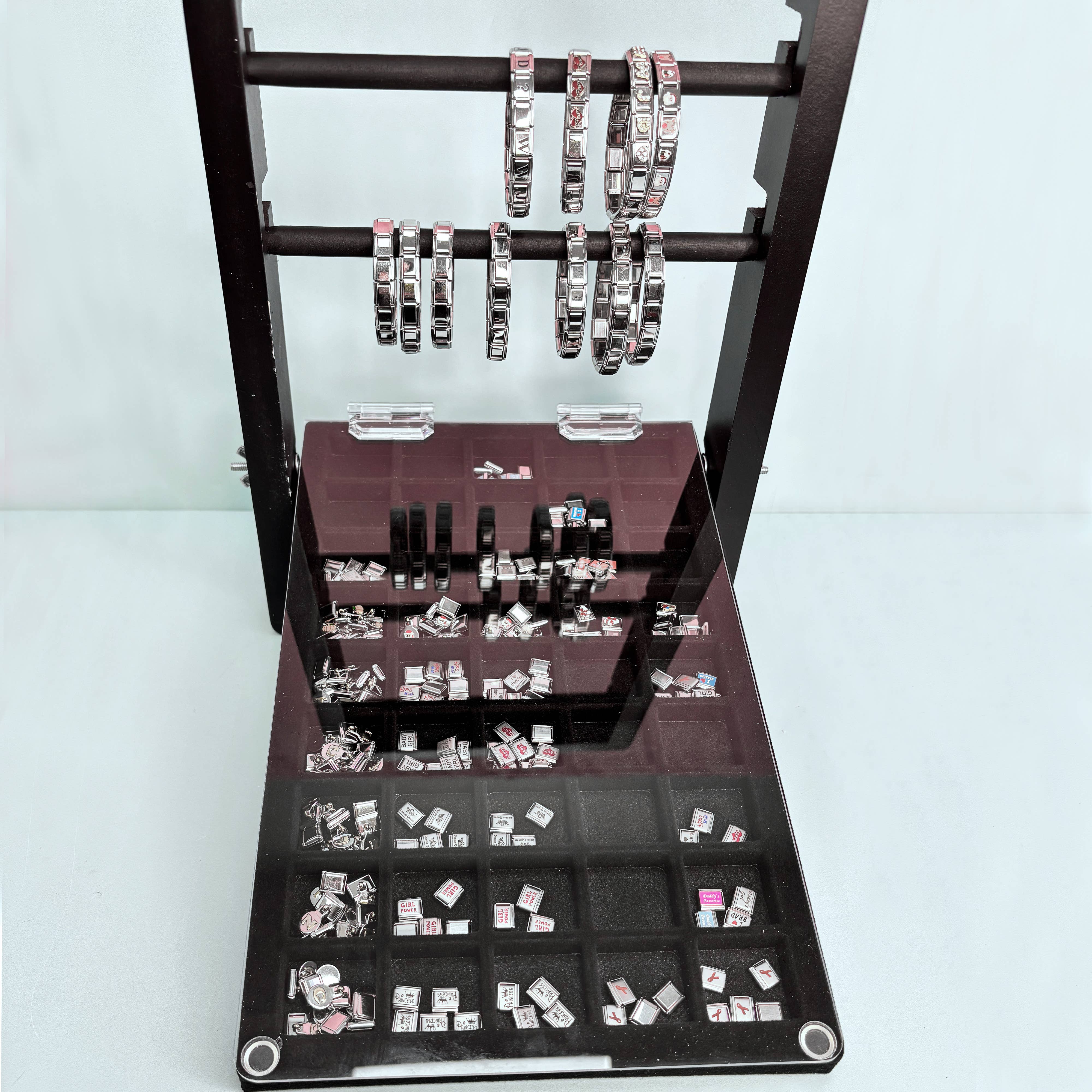 Natalia - Italian Charms Display - 40 bins & Bracelet/Necklace Rods - Image 3