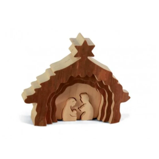 Nativity Scene wood 3.5cm