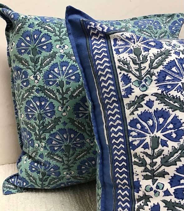 natural habitat - Pillow Printed 18" x 18" Chrysanthemum - Image 2