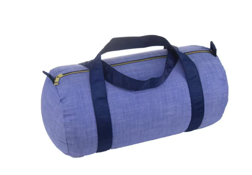 Navy Chambray Medium Duffle