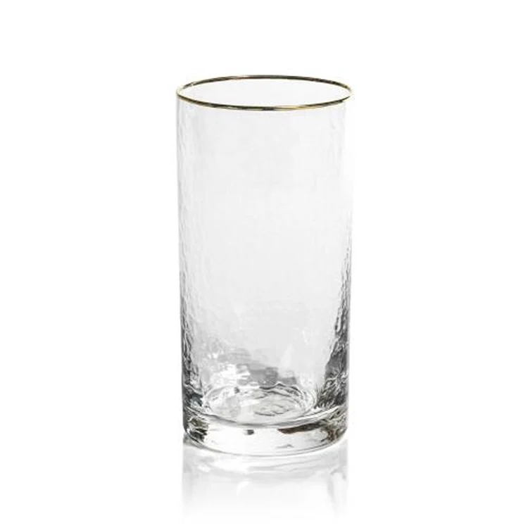 Negroni Hammered HB w/ Gold Rim