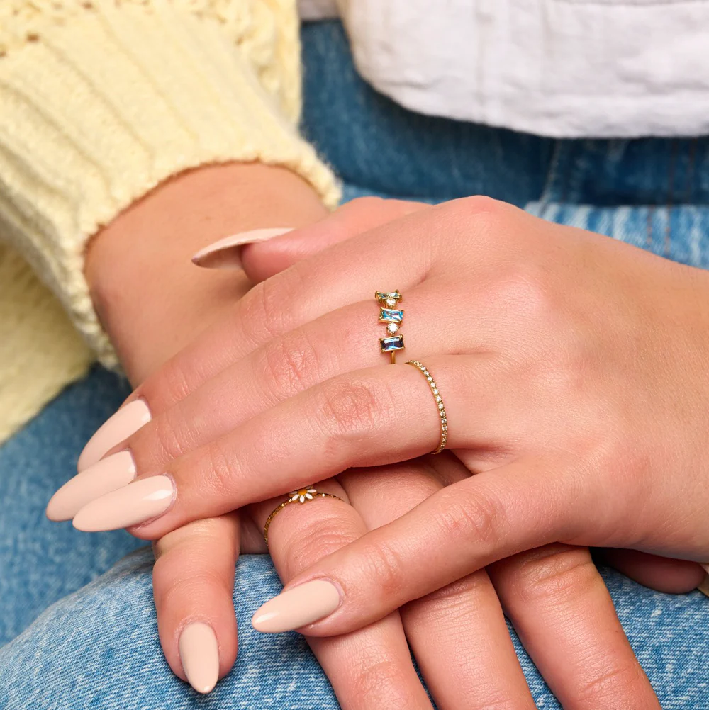 Nikki Smith Designs - Talia Triple Crystal Ring: 7 - Image 3