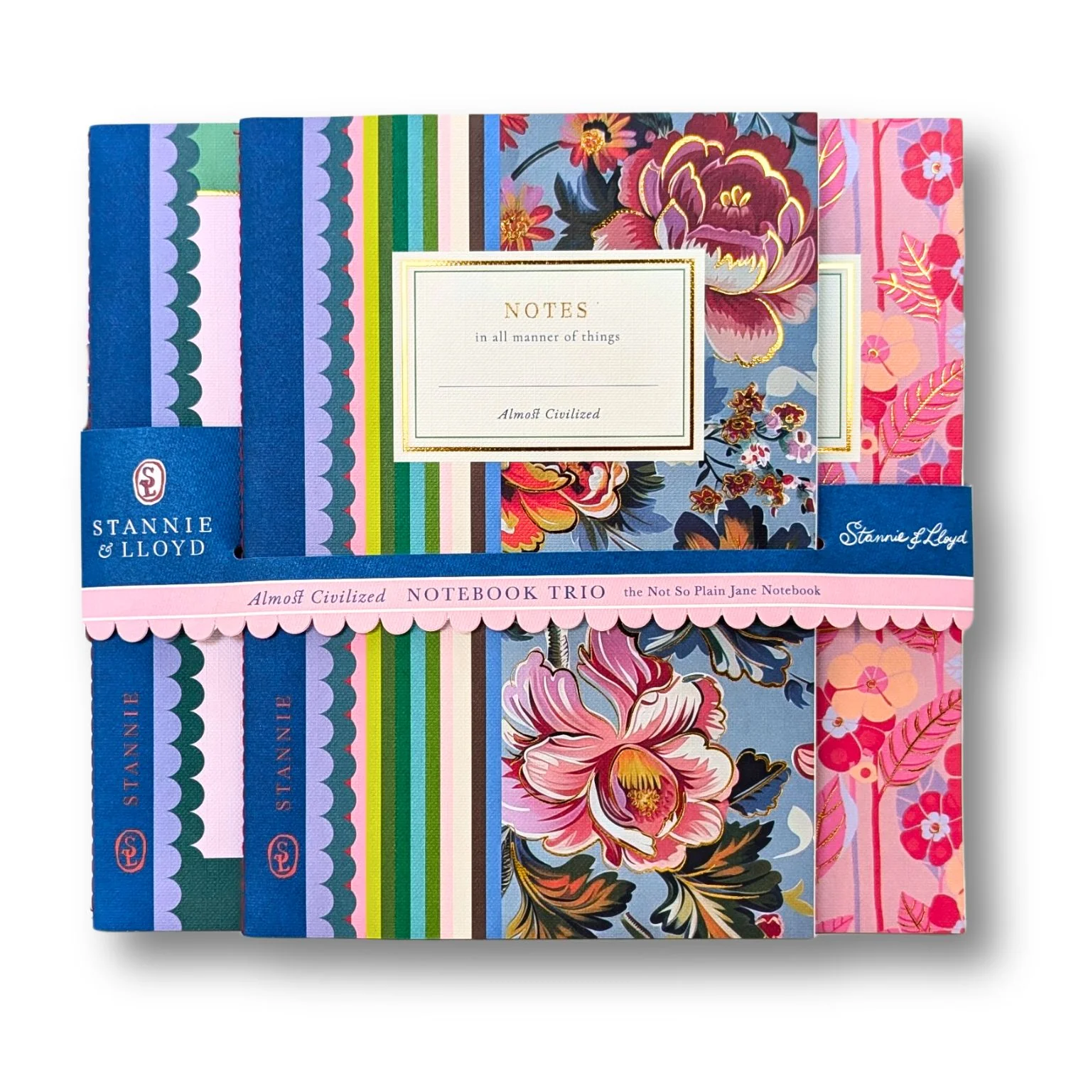 Notebook Trio - Modern Floral