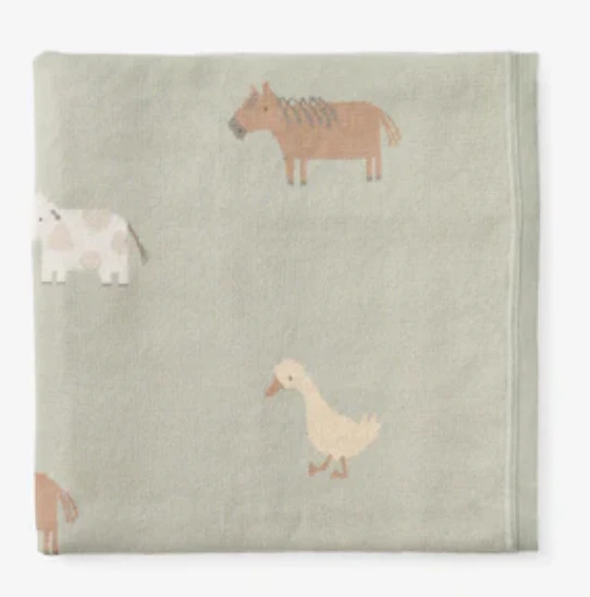 On the Farm Knit Blanket