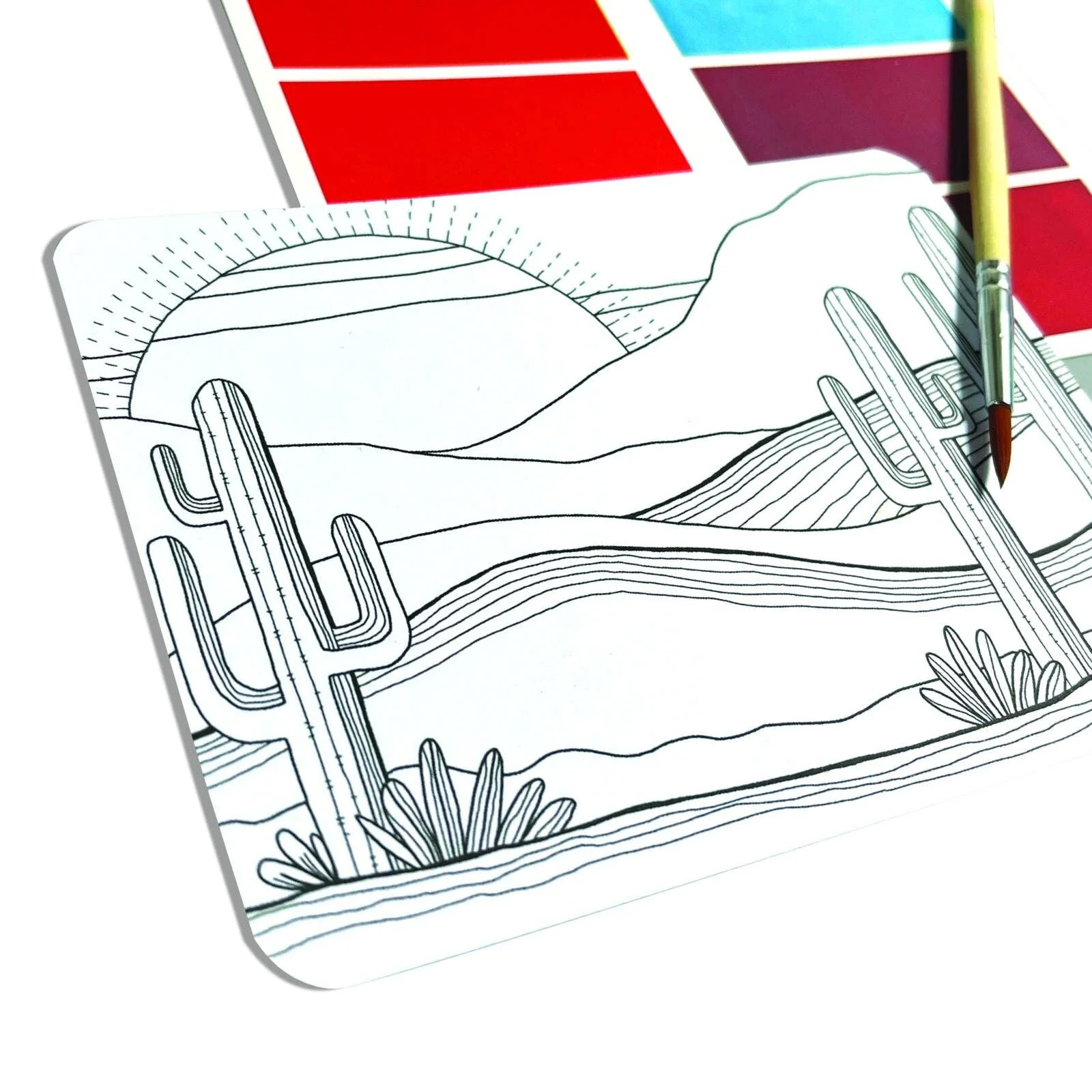 OOLY - Scenic Hues D.I.Y. Watercolor Kit Desert Getaway - Image 4