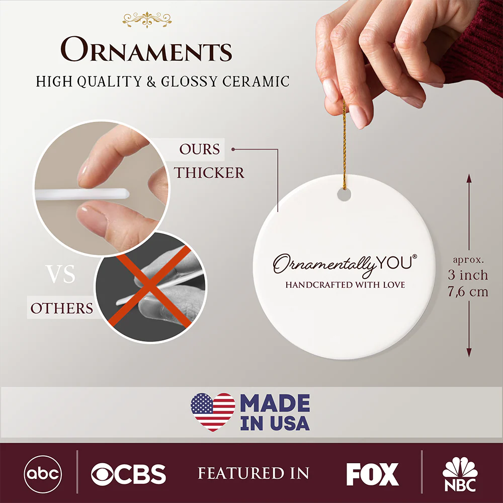 OrnamentallyYou - Donald Trump Dear Santa, I Wasn't Naughty Ornament - Image 3