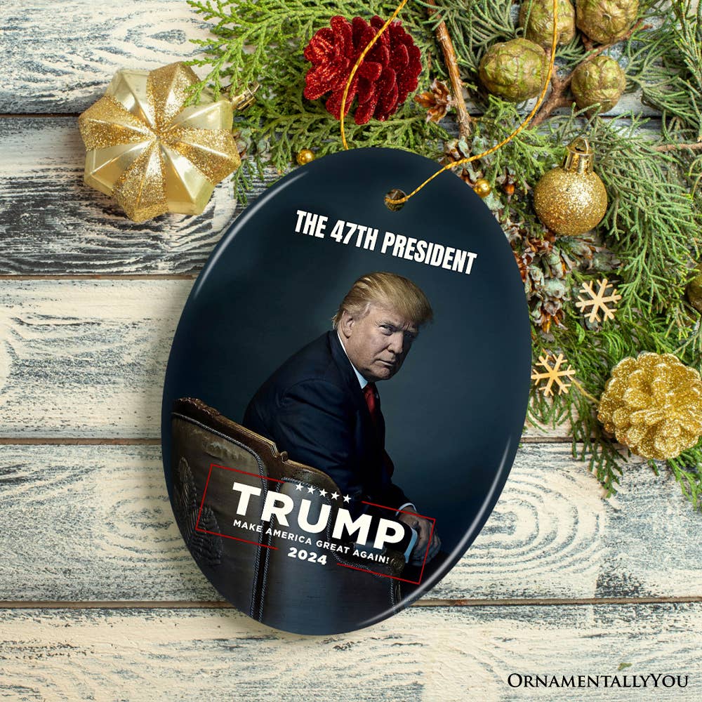OrnamentallyYou - The 47th President Donald Trump  Ornament, 2024 Election - Image 4