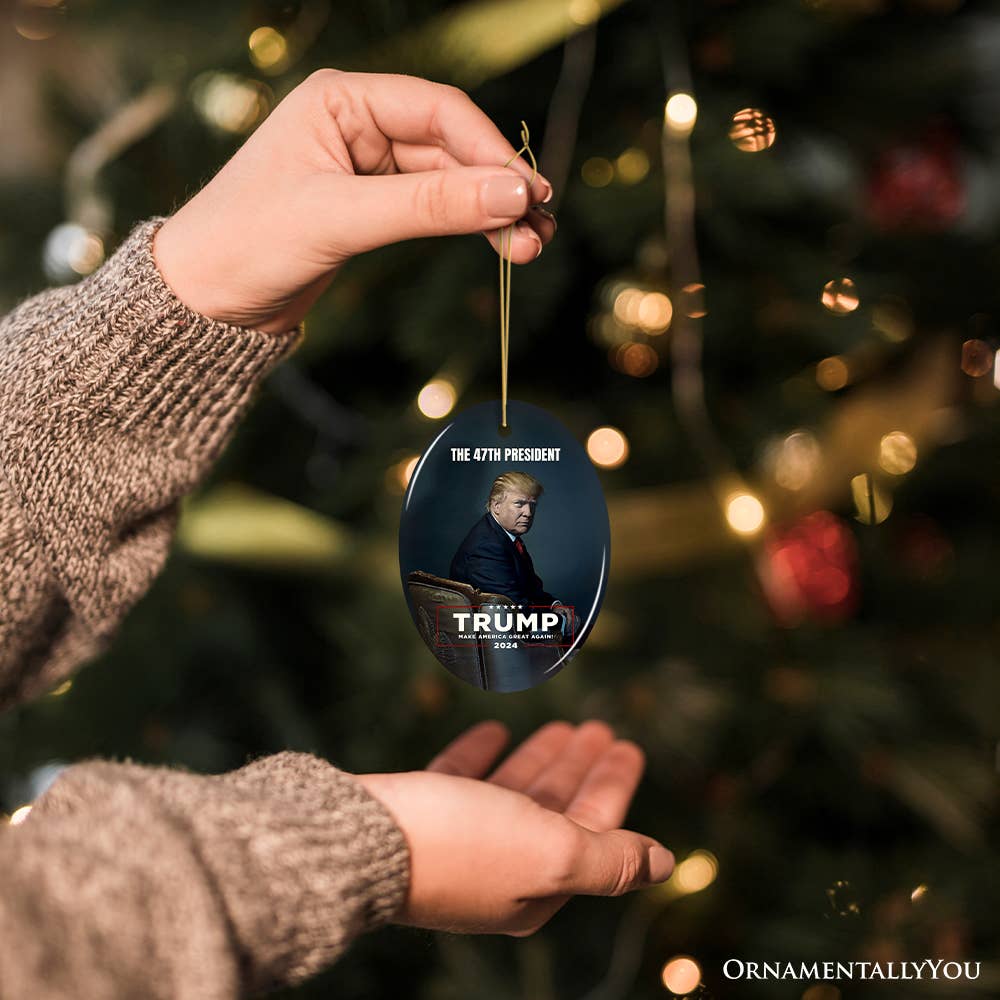 OrnamentallyYou - The 47th President Donald Trump  Ornament, 2024 Election - Image 5