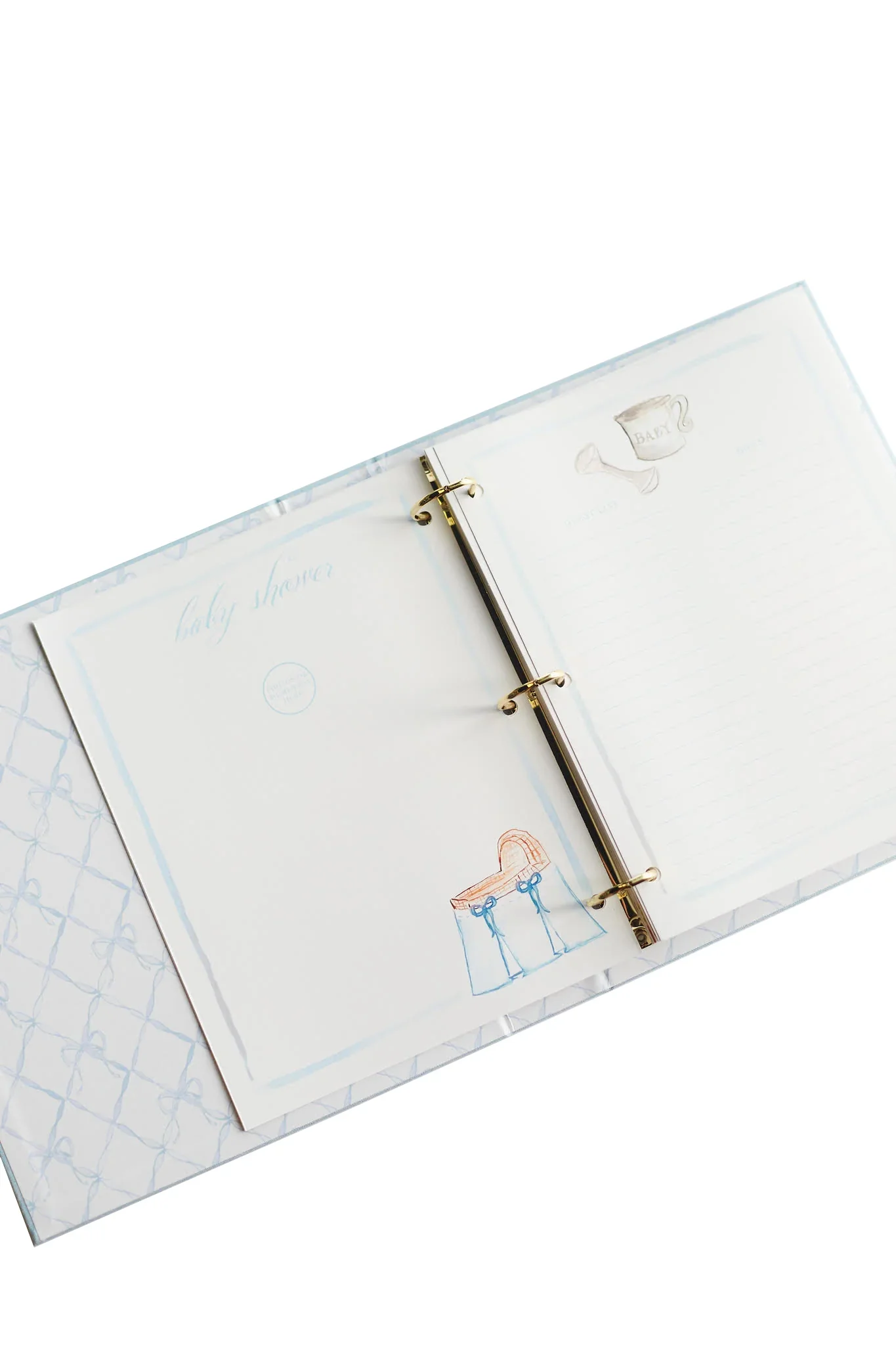 "Our Baby" Memory Book- blue - Image 4