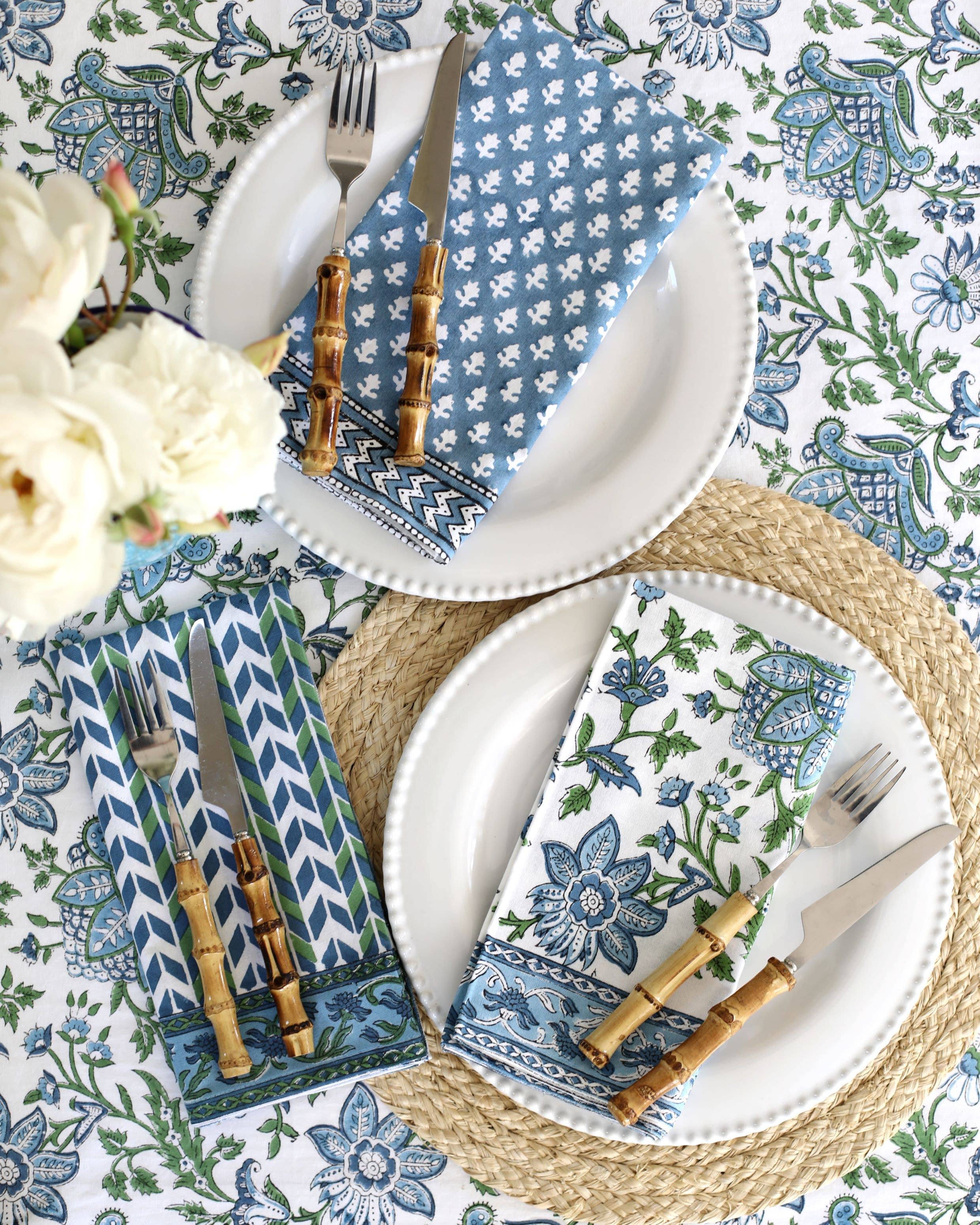 PACIFIC & ROSE TEXTILES - Napkin Larisa, Set of 4 - Image 4
