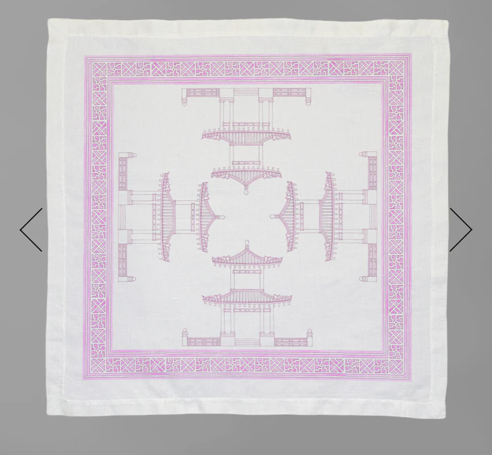 Pagoda Napkin In Lilac