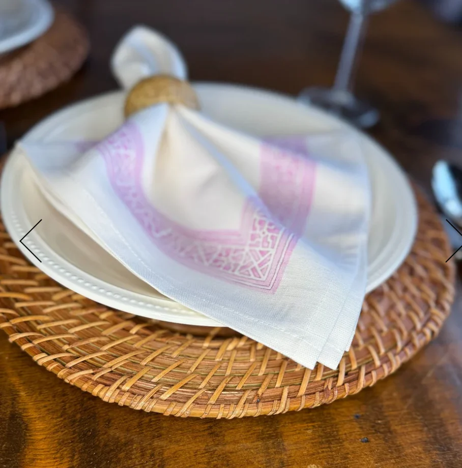 Pagoda Napkin In Lilac - Image 3