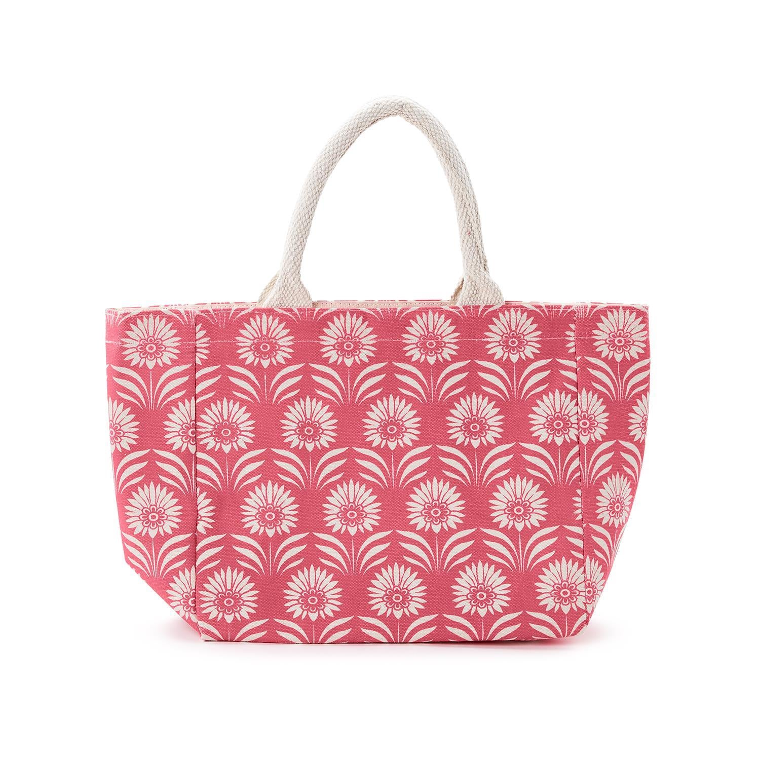 Palm Deco Print Thermal Lunch Tote Bag Asst 2 Colors - Image 5