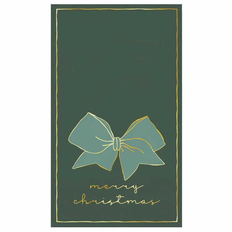Paper Guest Towel - Blue Xmas