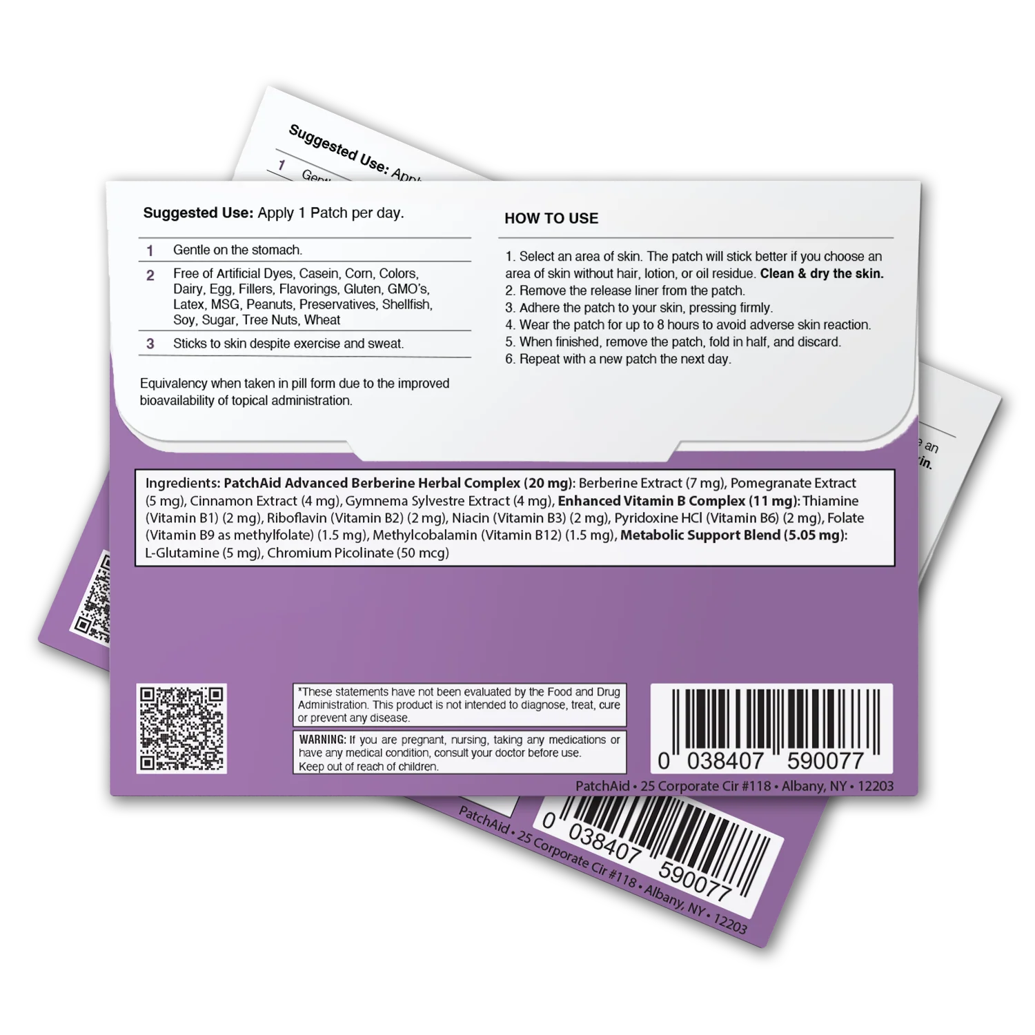 PatchAid - Berberine Patch – GLP-1 Support & Appetite Control: One Patch - Image 2