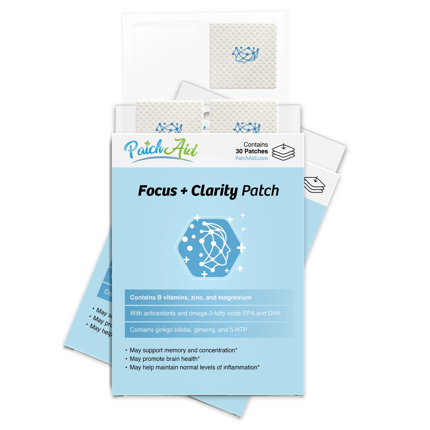 PatchAid - Focus and Clarity Patch - Cognitive & Memory Function: 1-Pack - Image 3