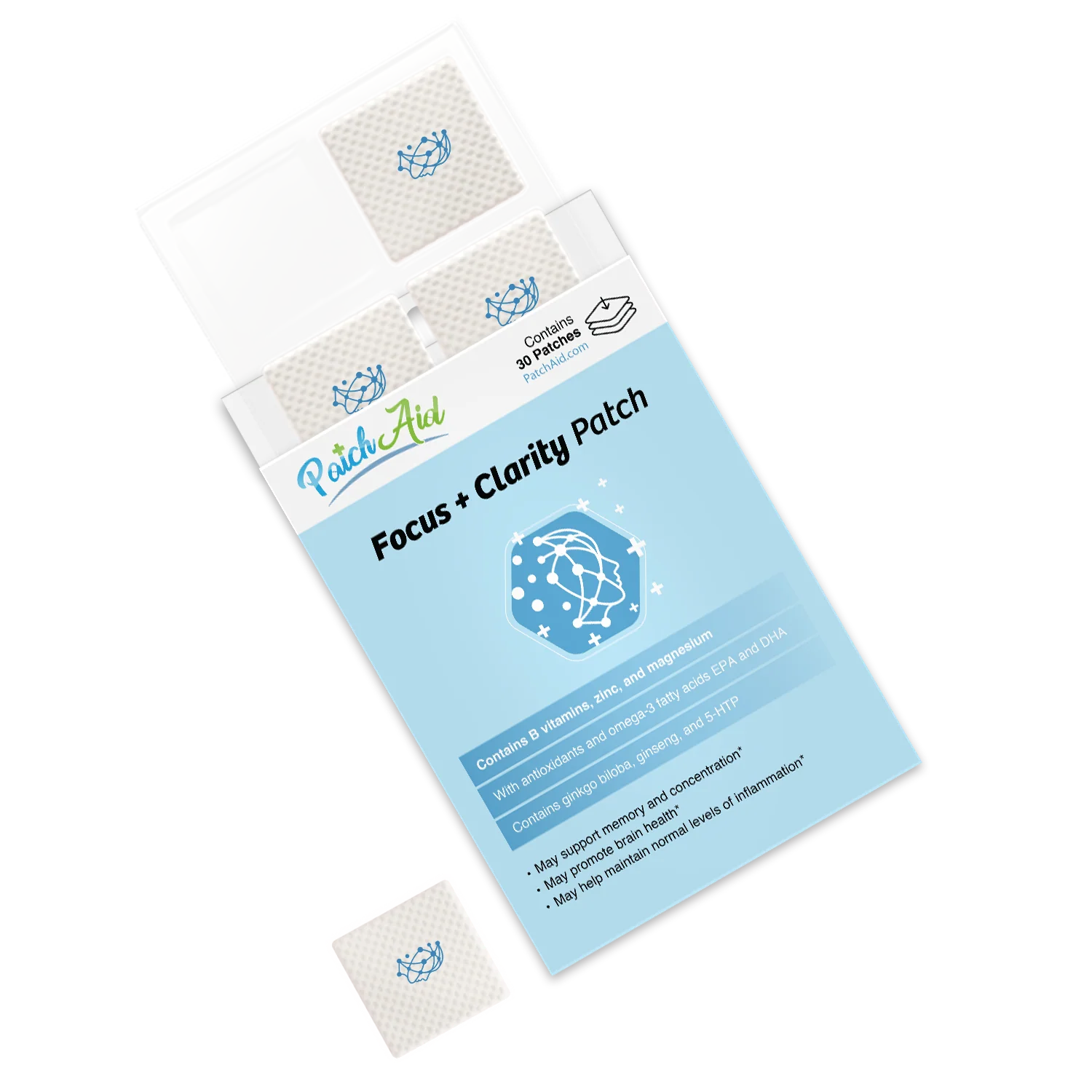 PatchAid - Focus and Clarity Patch - Cognitive & Memory Function: 1-Pack - Image 5