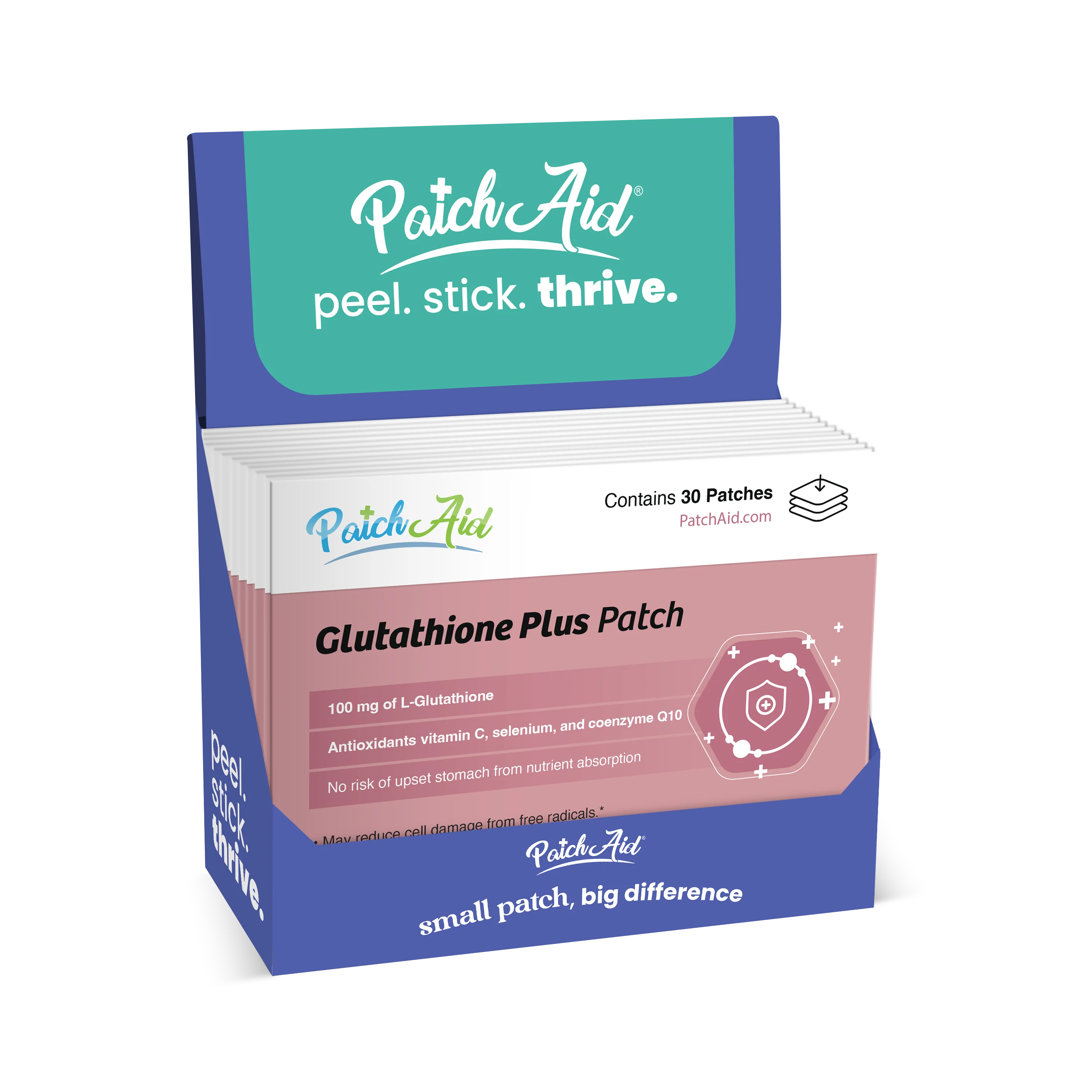 PatchAid - Glutathione Plus Patch - Antioxidant & Detox Support: 1-Pack - Image 4
