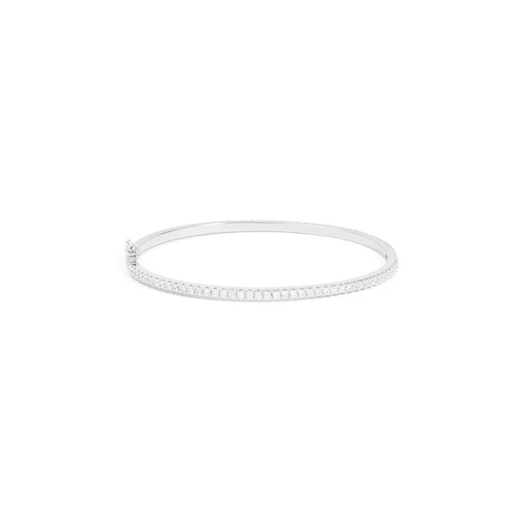 Pave Slim Bangle