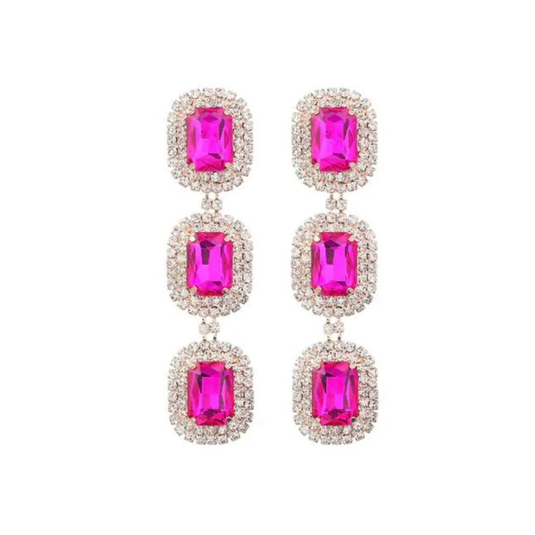 Penelope Pink Drop Earrings