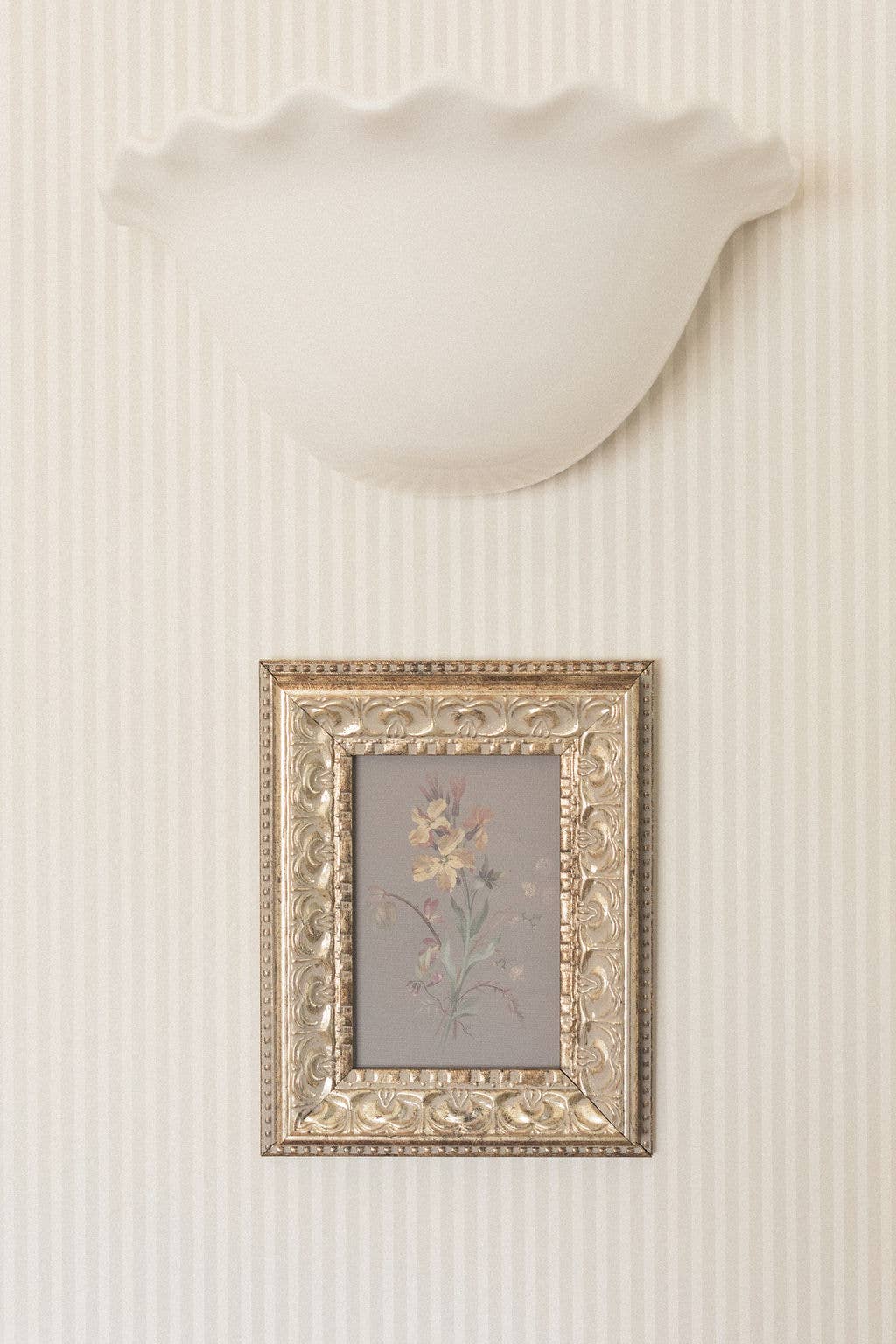 Petal Lane Home - French Wildflowers Framed Antique Art: 5x7 - Image 5