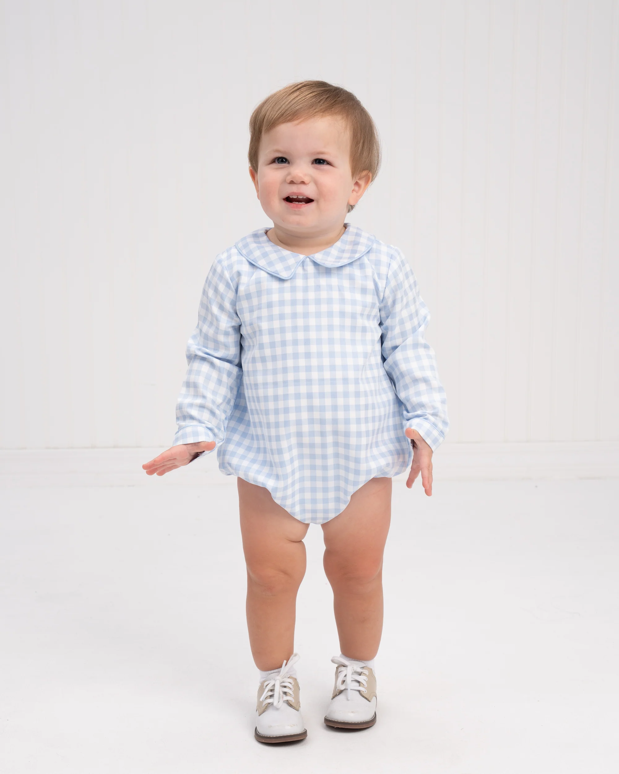 Phillip Blue Windowpane Bubble - Image 2