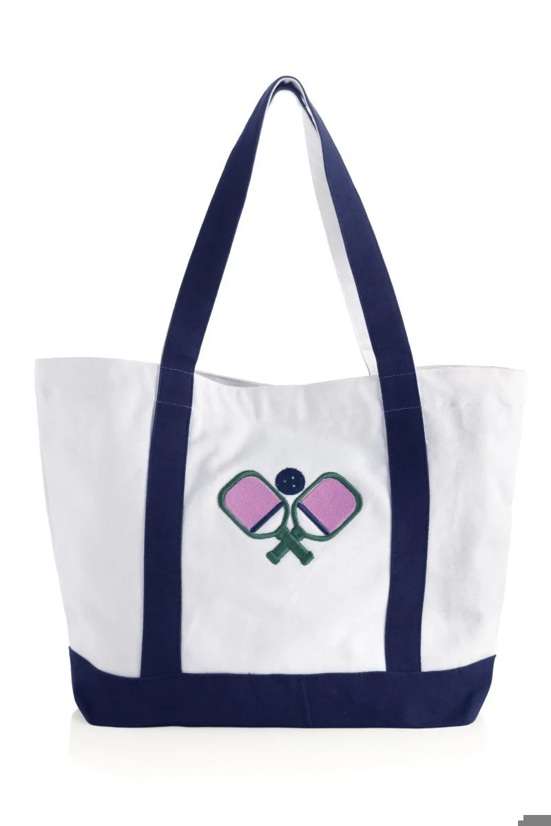 PICKLEBALL PADDLES TOTE, IVORY