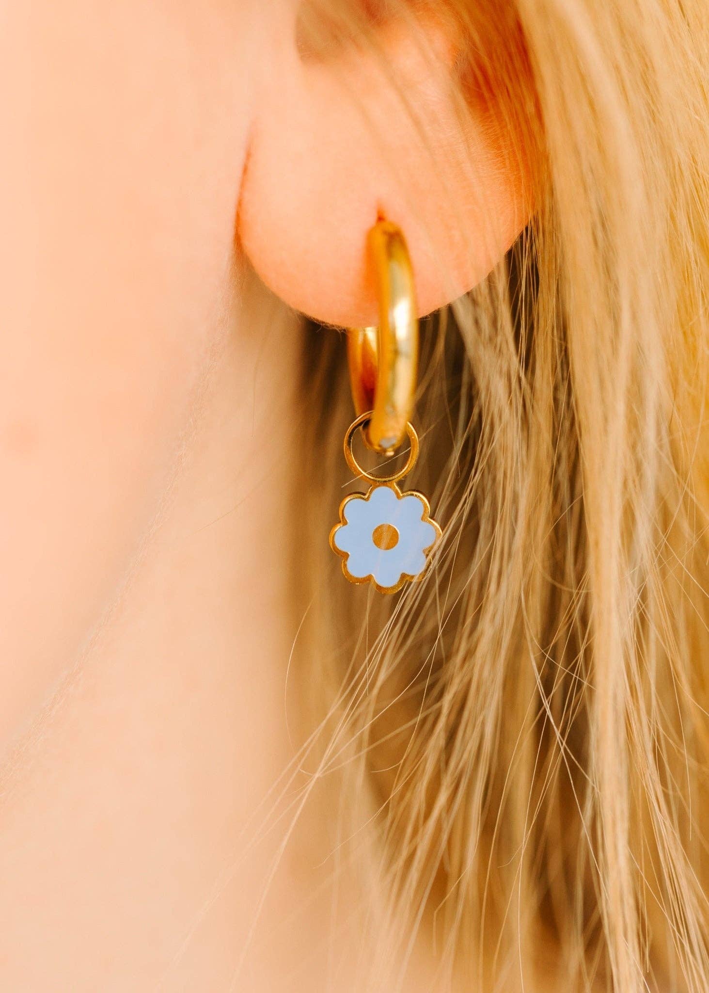Pierced Co - Blue Flower Charms - Image 2