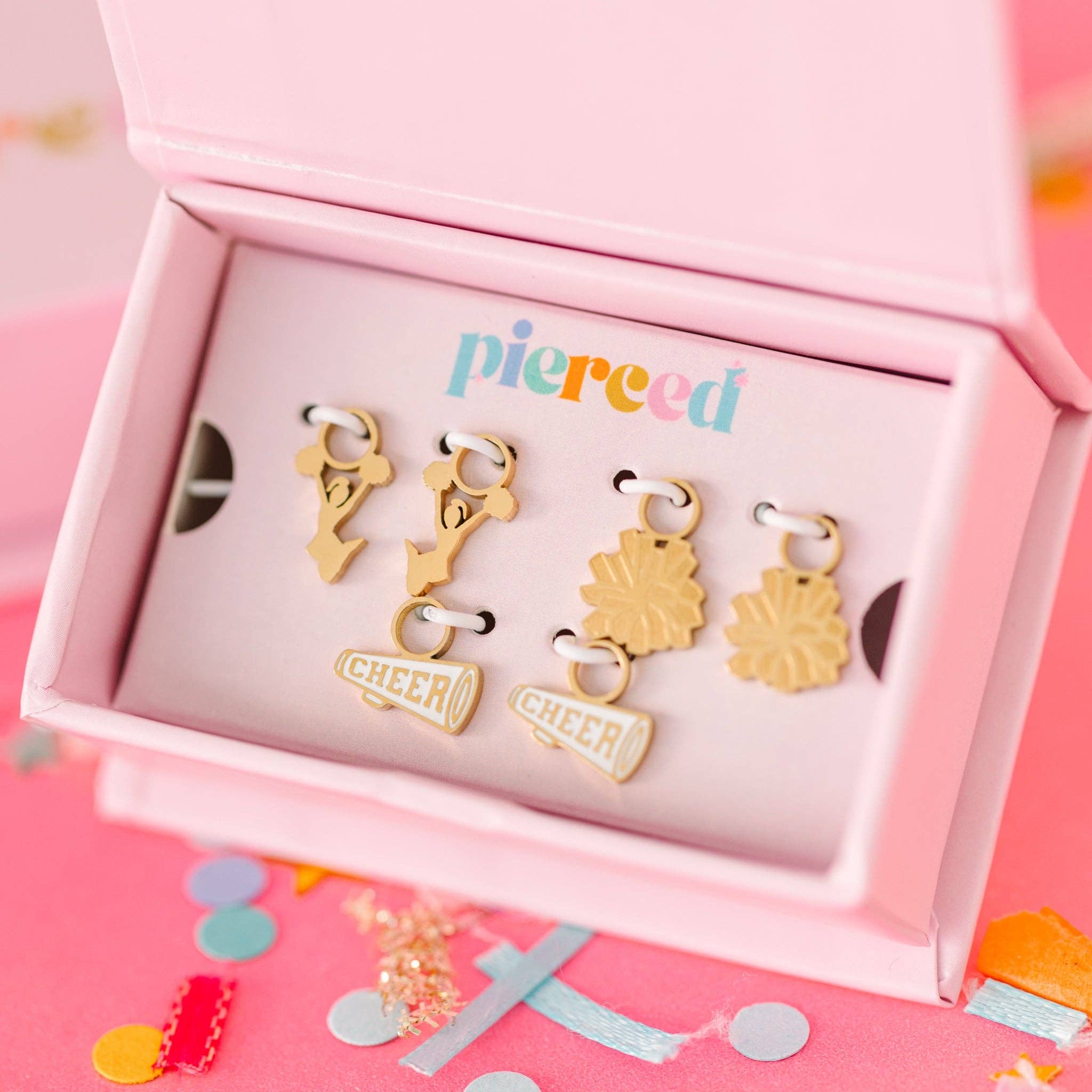 Pierced Co - Cheer Charm Set