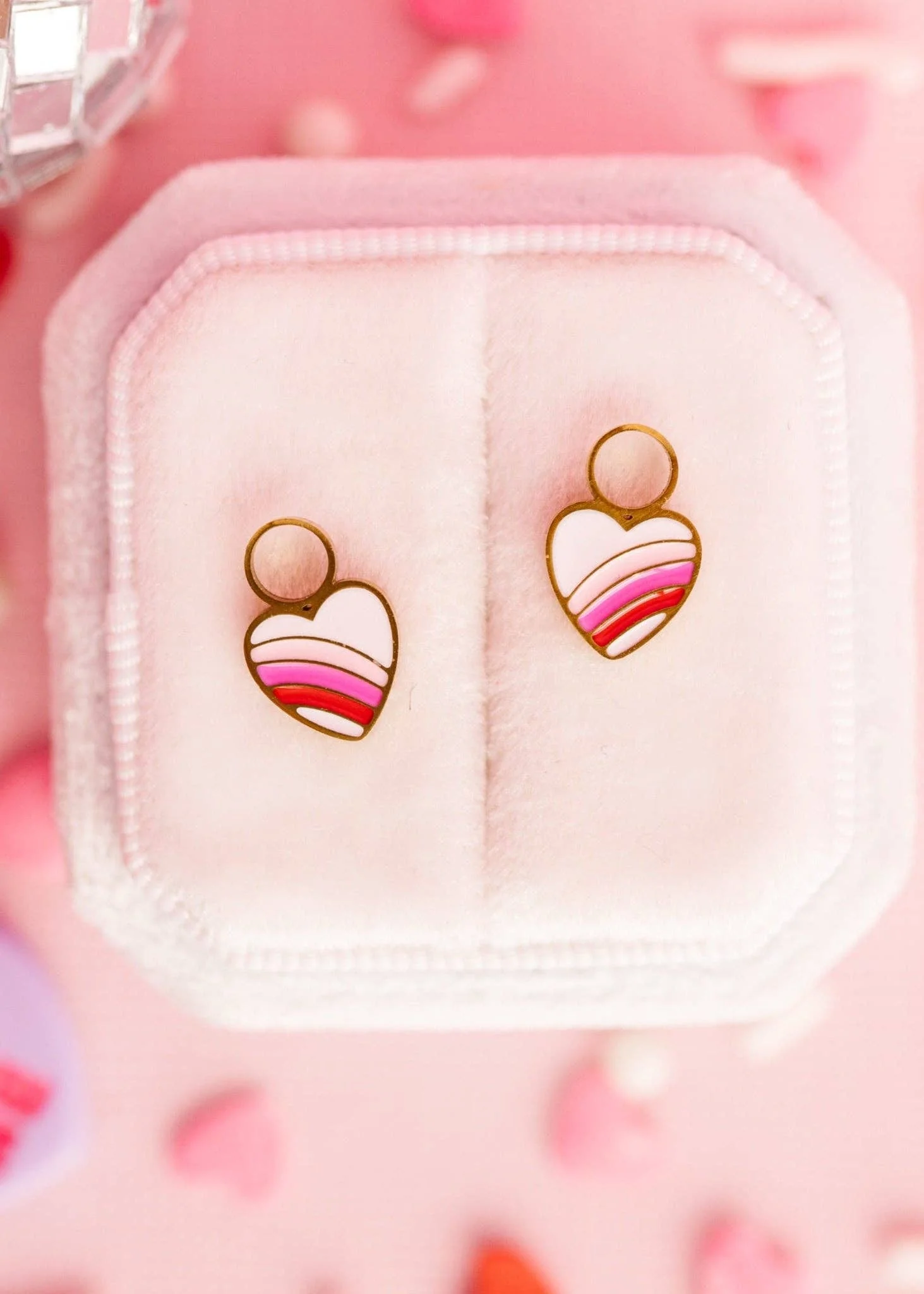 Pierced Co - Rainbow Heart Charms