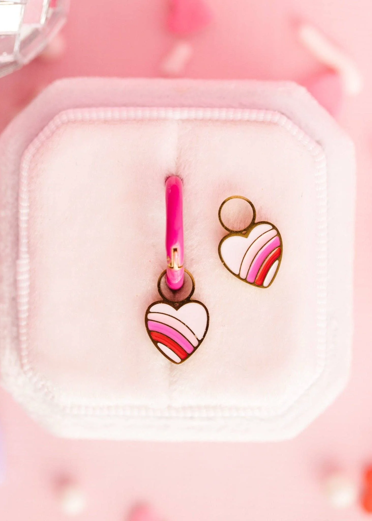 Pierced Co - Rainbow Heart Charms - Image 2