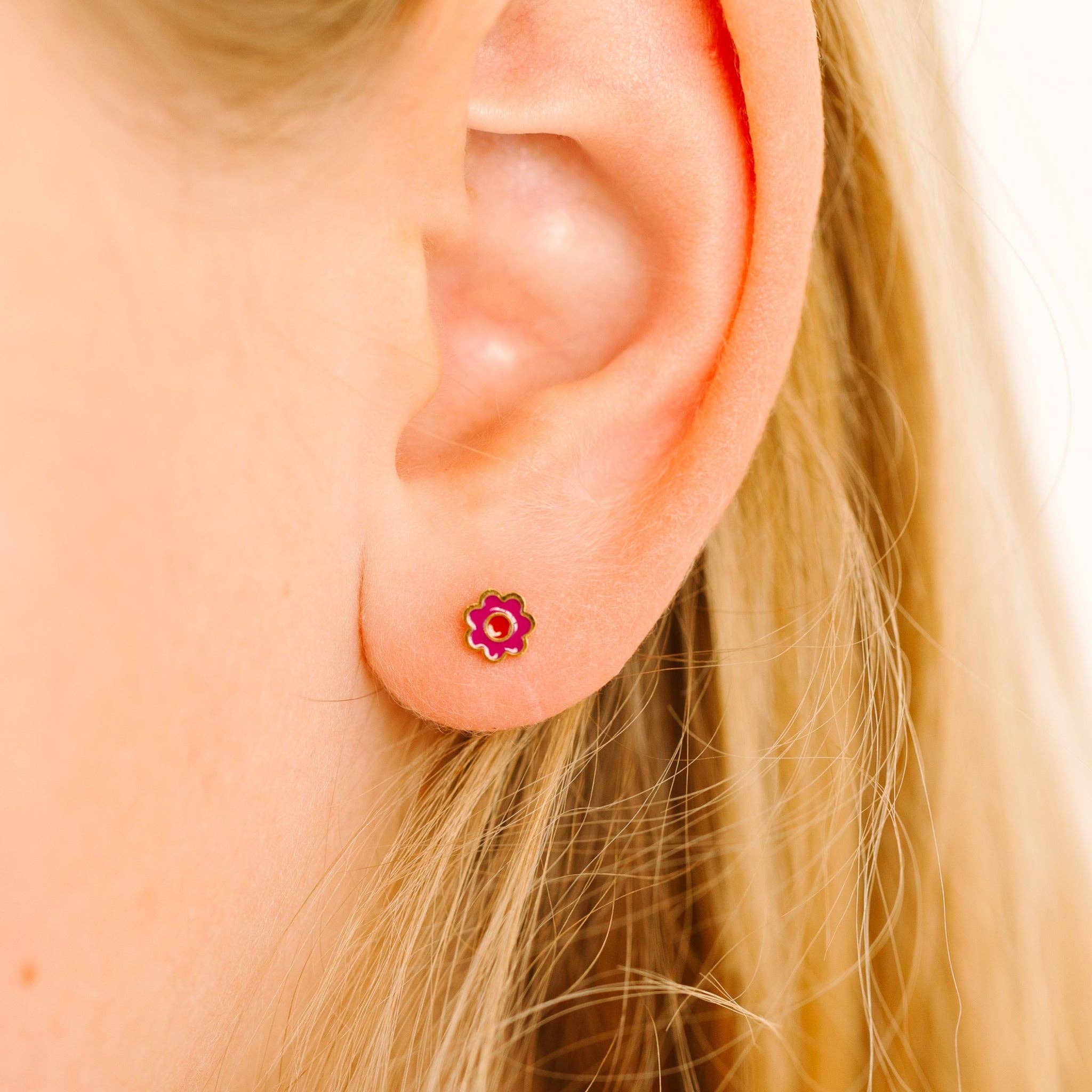 Pierced Co - Tiny Pink Flower - Image 3