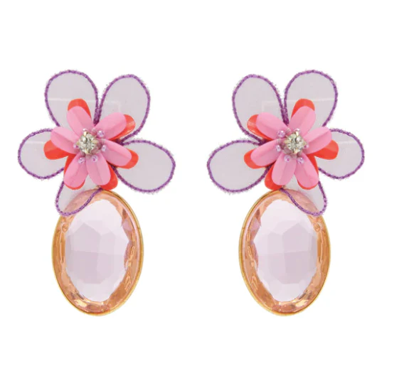 Mignonne Gavigan Piper Drop Earring Pink Multi 650M