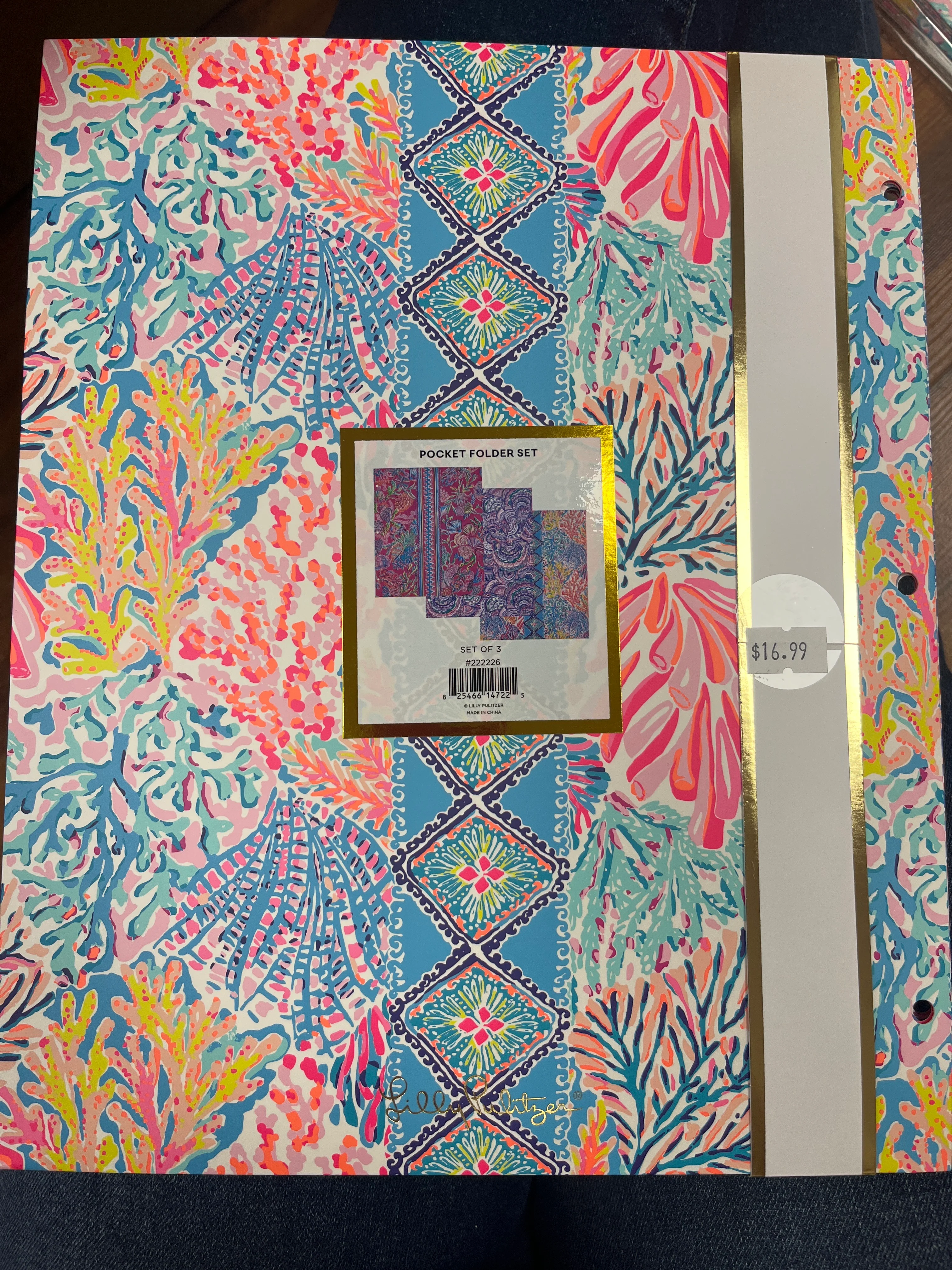 Pocket Folder Set of 3, Shell Me  Something Good - Image 2