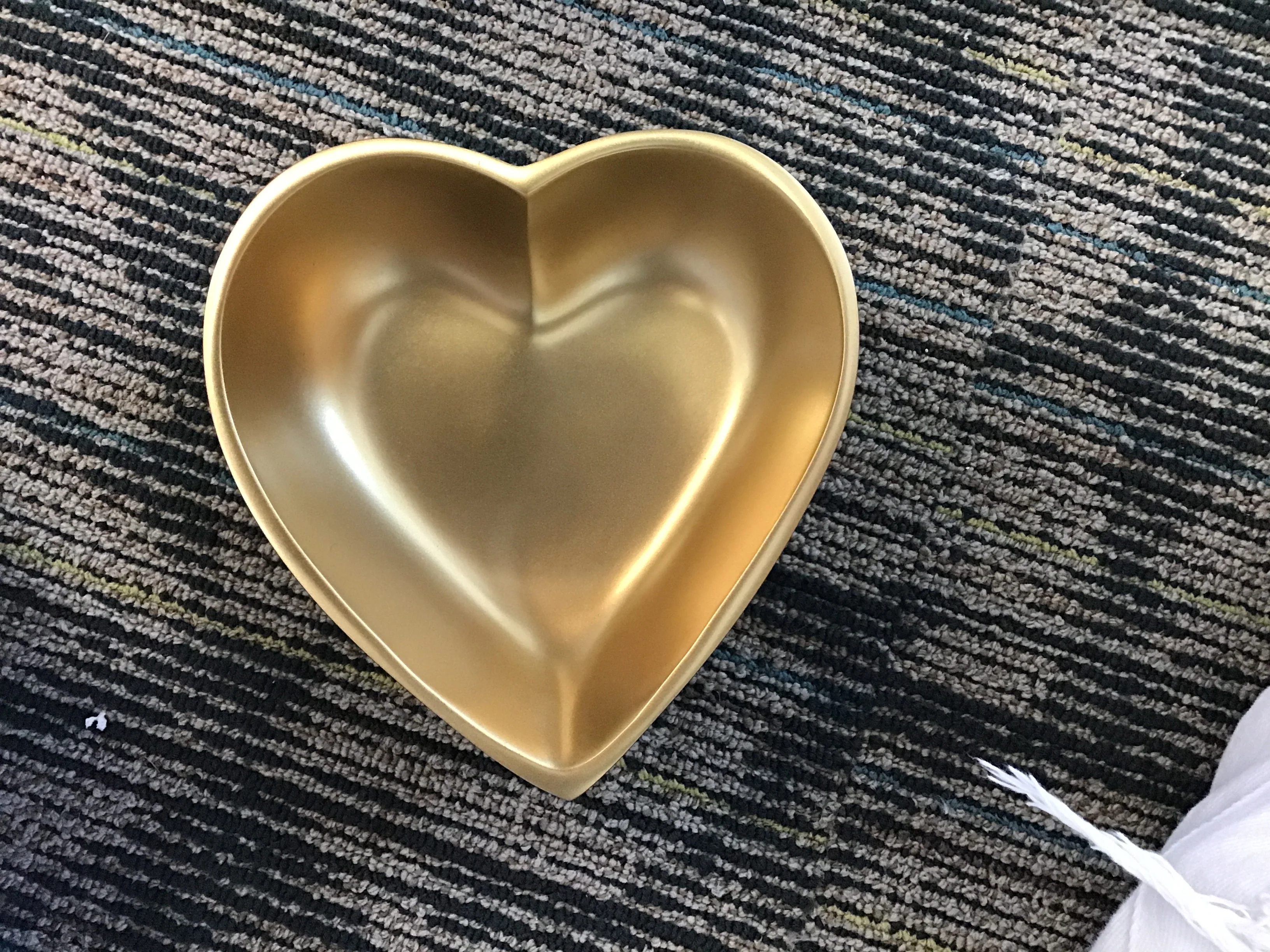 Polished Gold 5" Heart Bowl