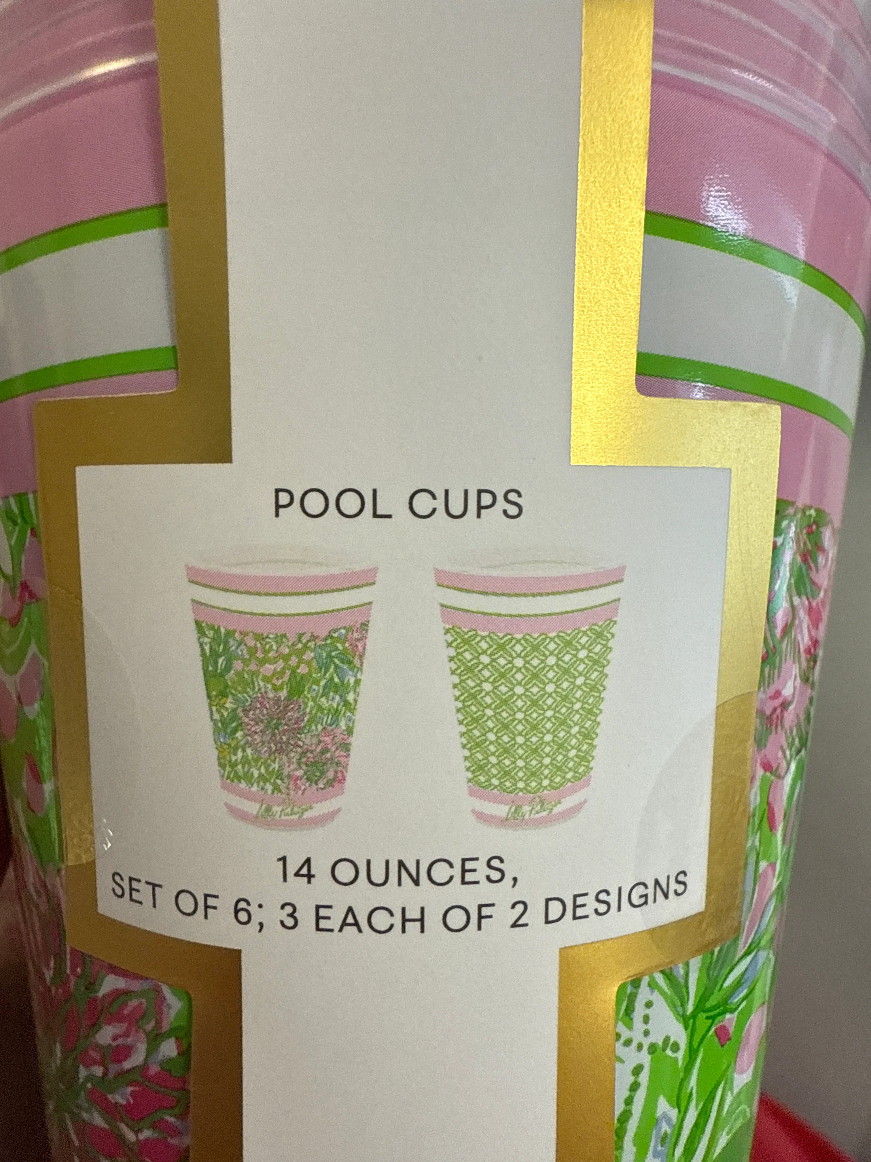 Pool Cups, Lime Feeling Good