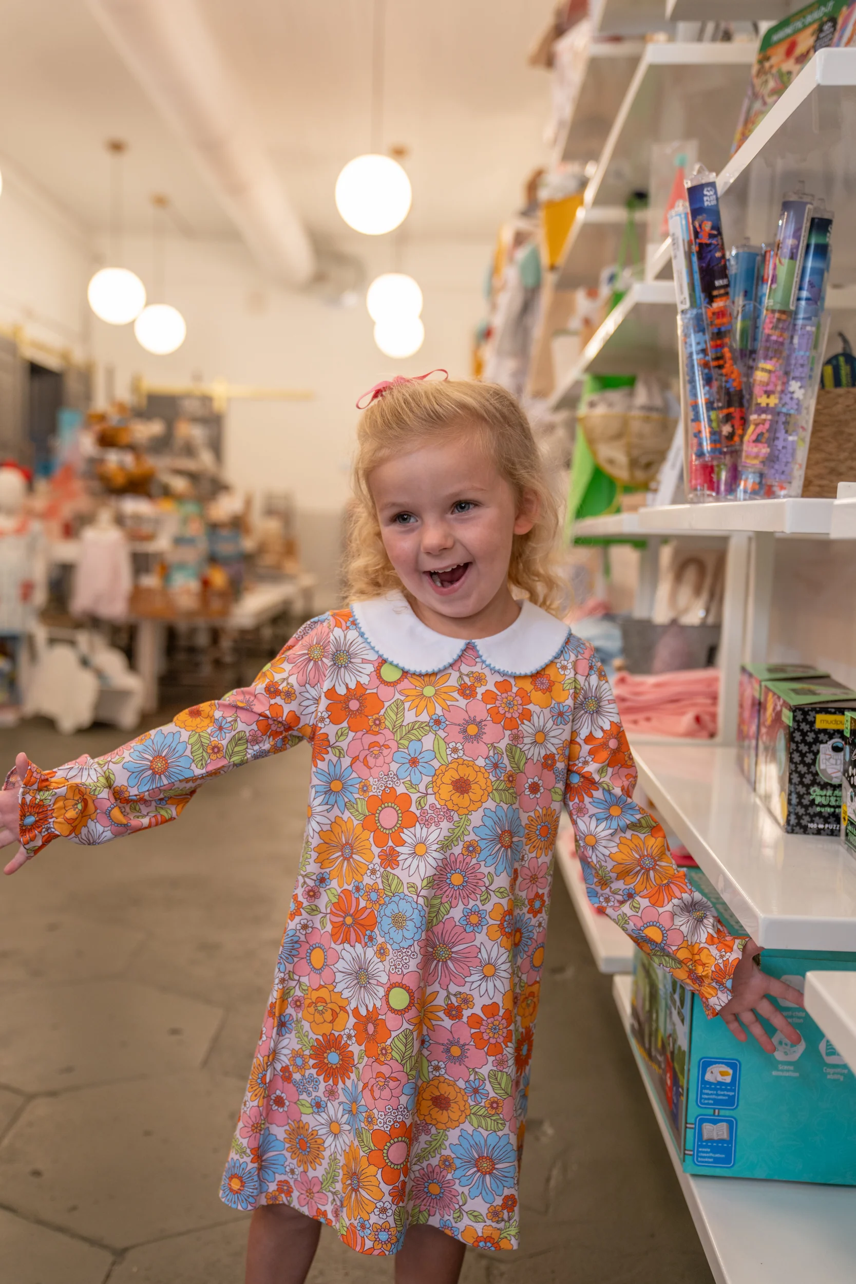 Presley Kait Pretty Floral Dress - Image 3