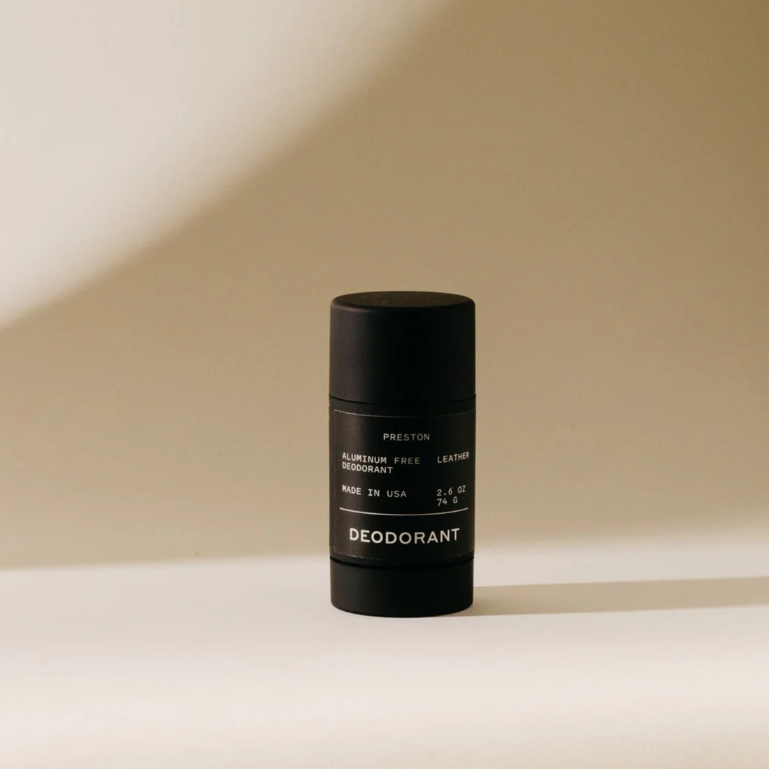 Preston Deodorant - Leather - 2.9 Oz