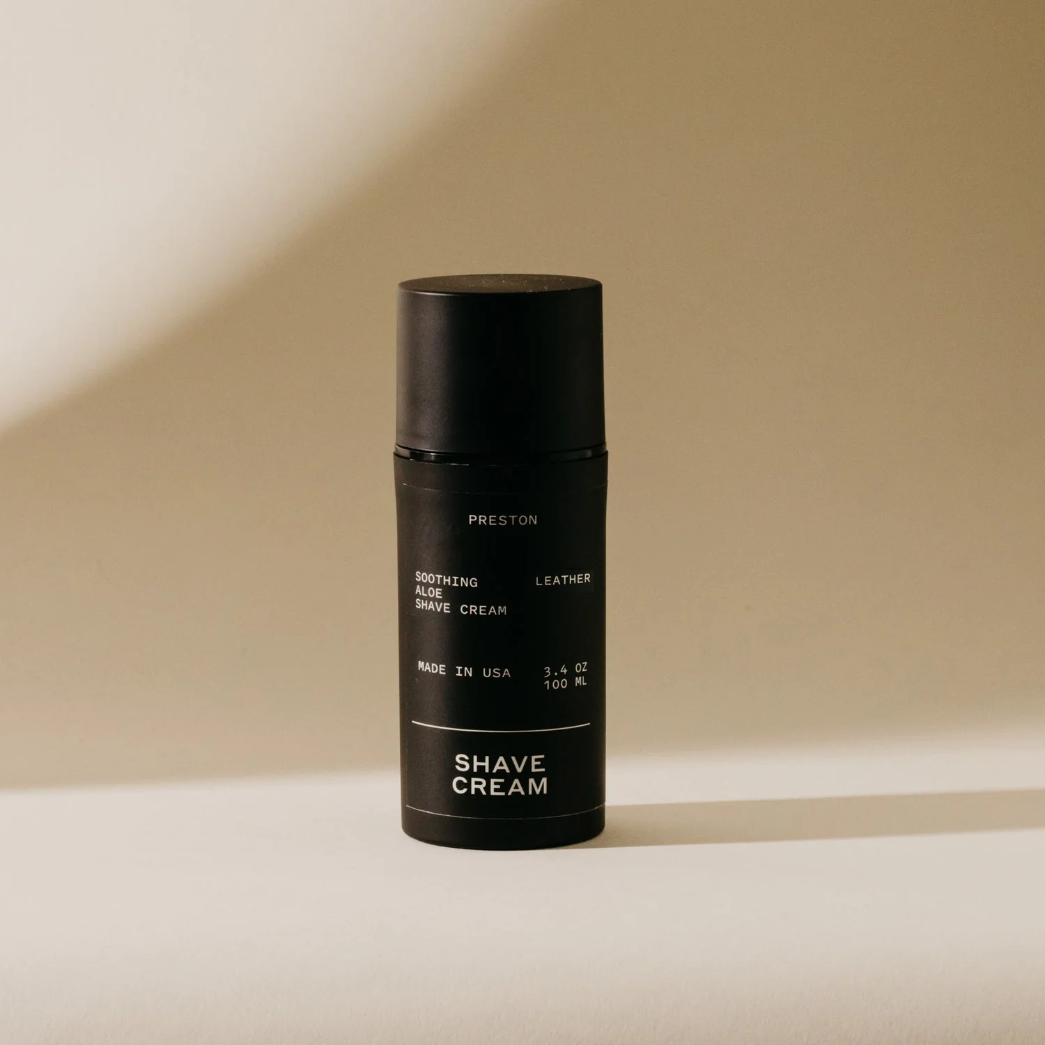Preston Shave Cream - Leather - 3.4 Oz