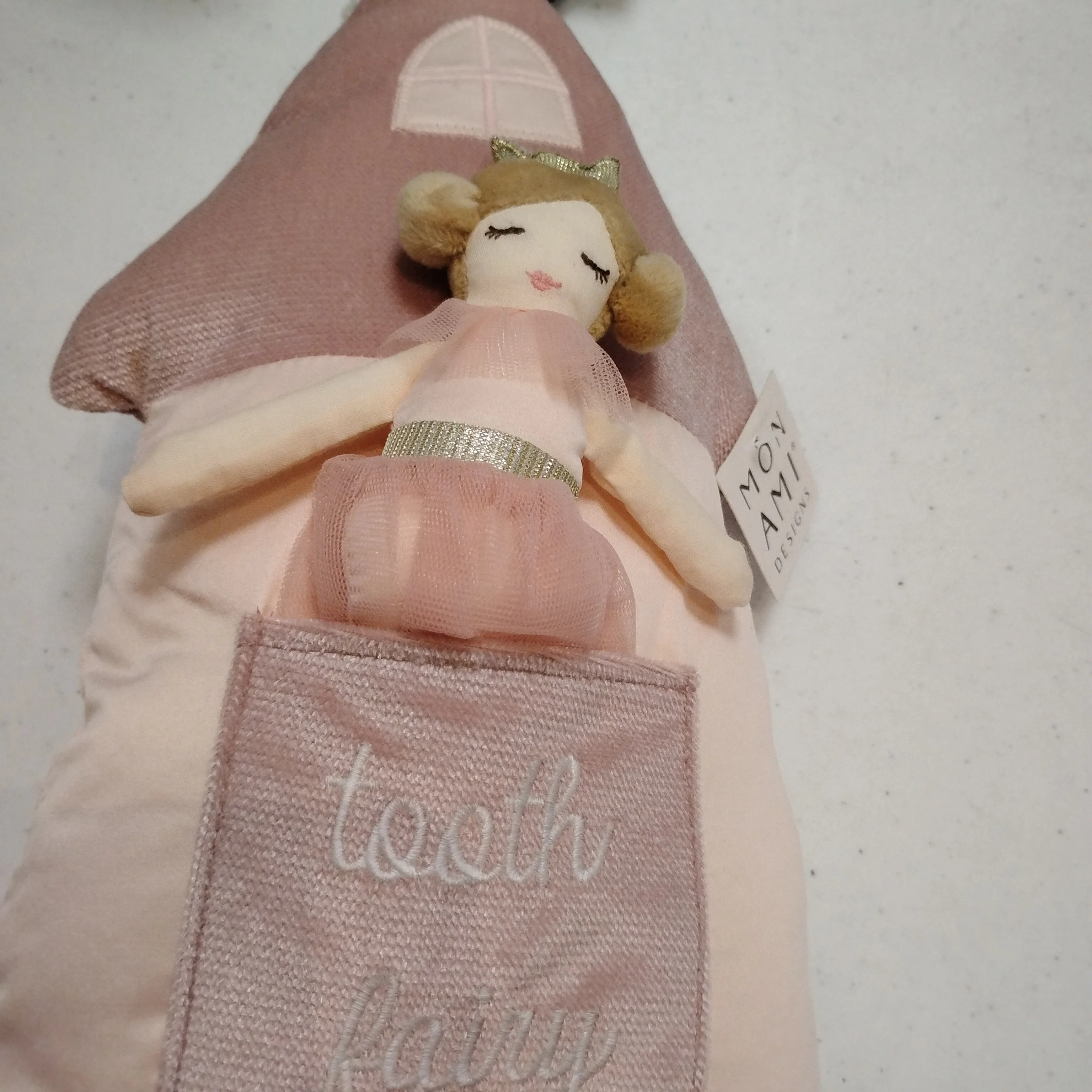 Princess Castle Tooth Fairy Pillow Set
