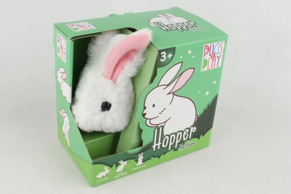 PUGS AT PLAY HOPPER JUMPING RABBIT