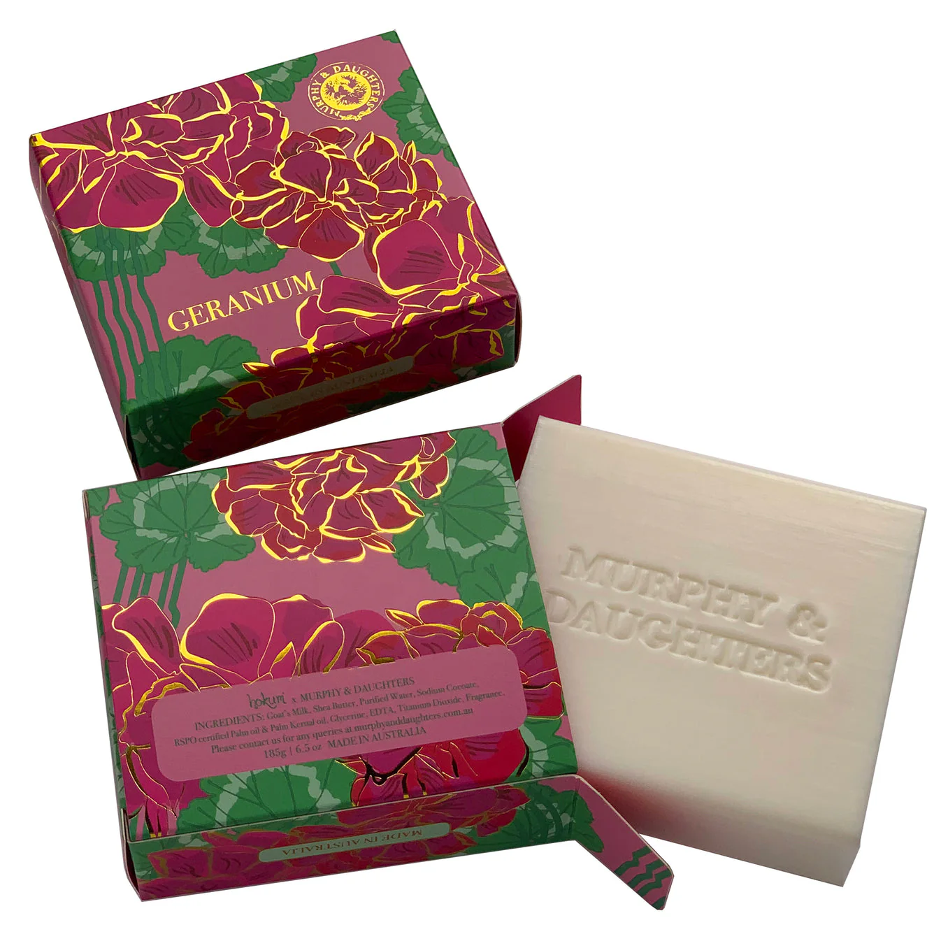 Rectangular Boxed Soap - Geranium