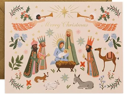 Rifle Paper- Boxed Set of Nativity Scene Cards